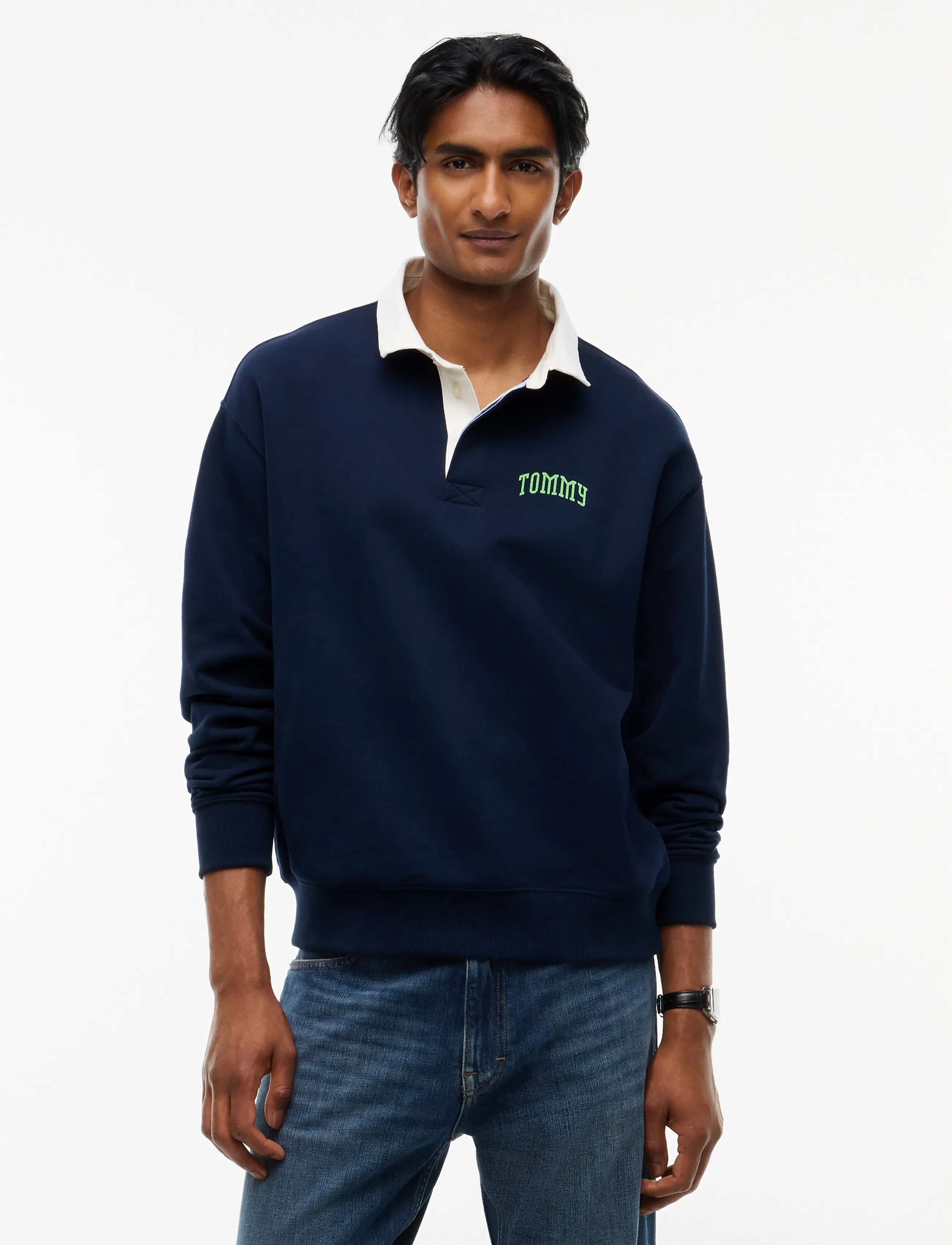 Tommy Jeans TJM RLX TOMMY RUGBY EXT - Poloer - DARK BLUE / navy