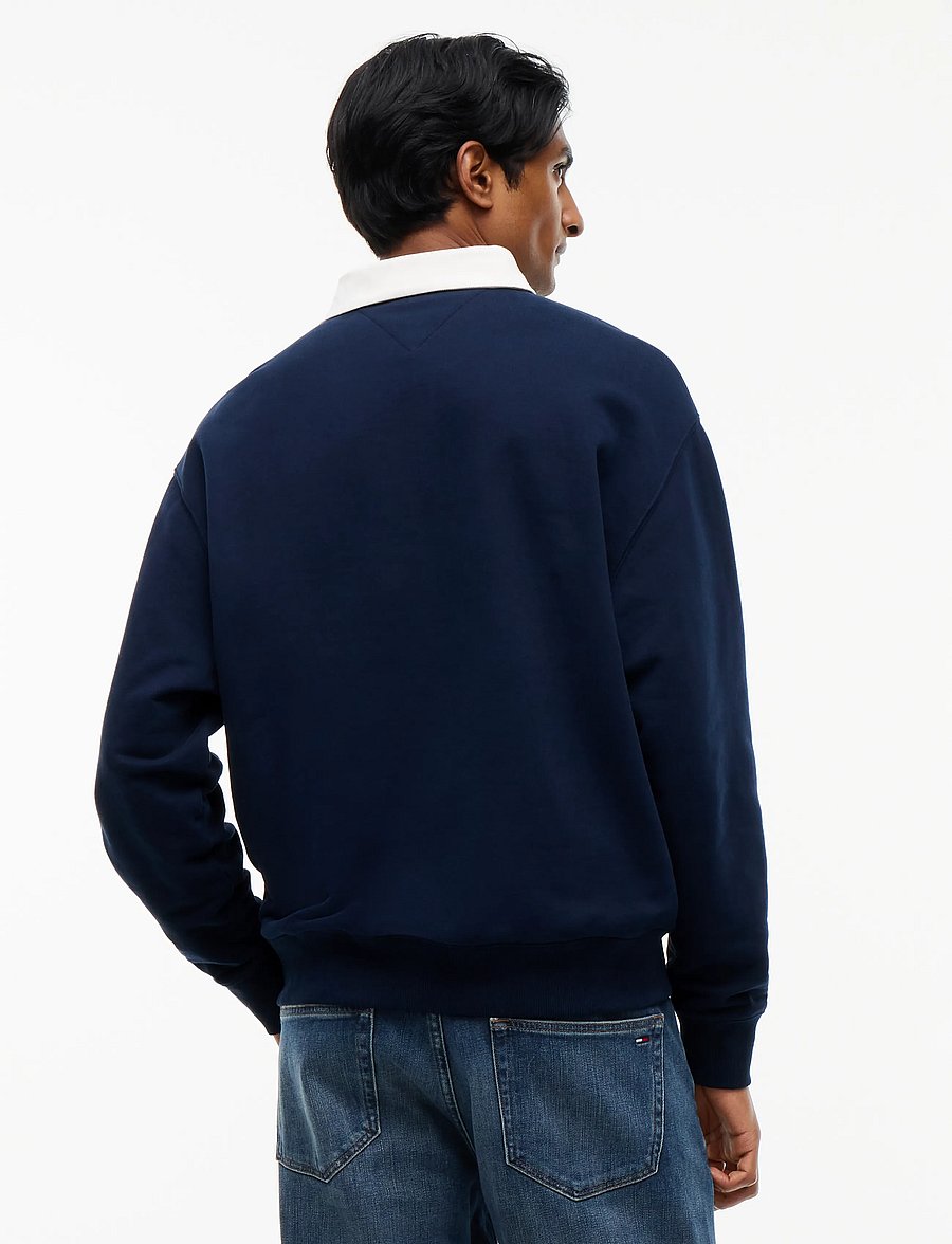 Tommy Jeans - TJM RLX TOMMY RUGBY EXT - langærmede poloer - dark blue - 2