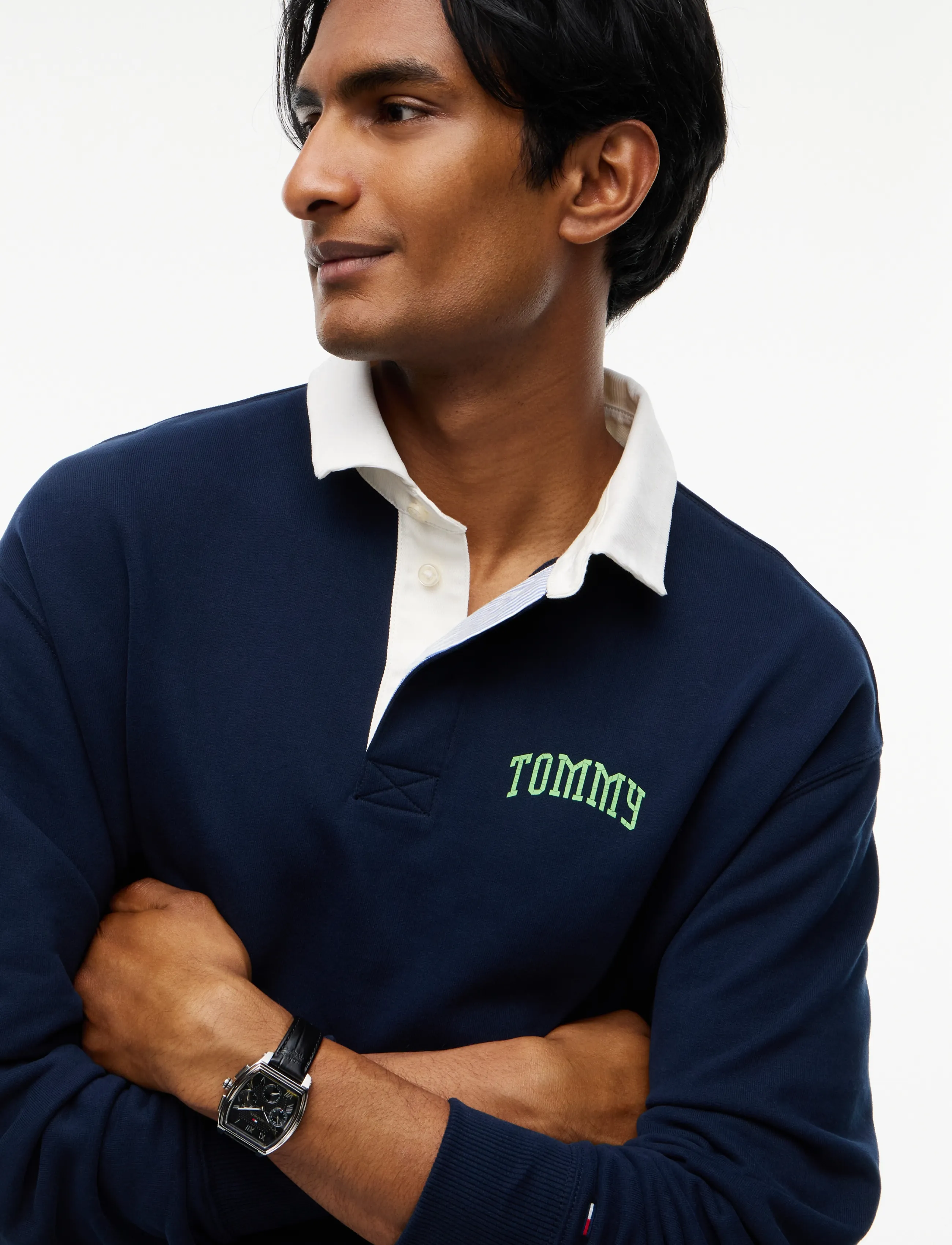 Tommy Jeans - TJM RLX TOMMY RUGBY EXT - langærmede poloer - dark blue - 3