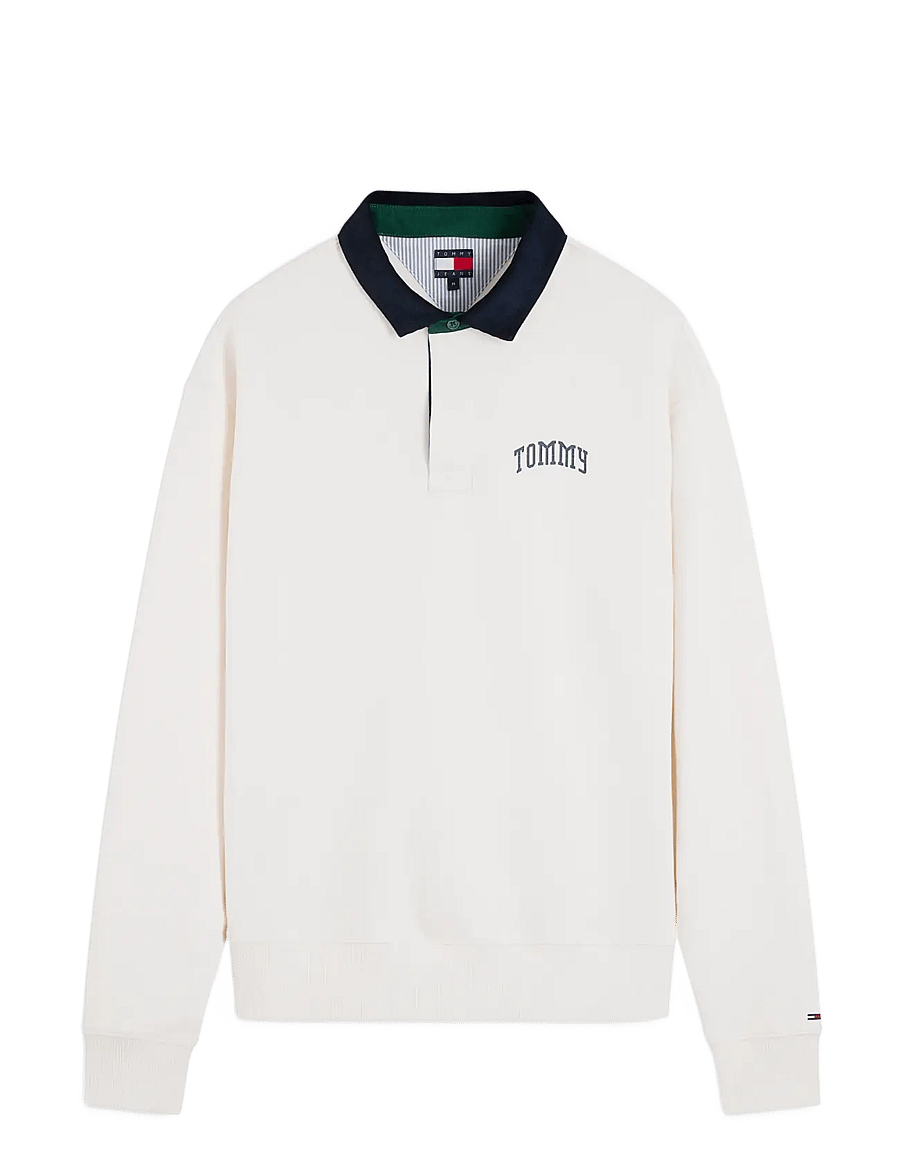 Tommy Jeans - TJM RLX TOMMY RUGBY EXT - off white - 1