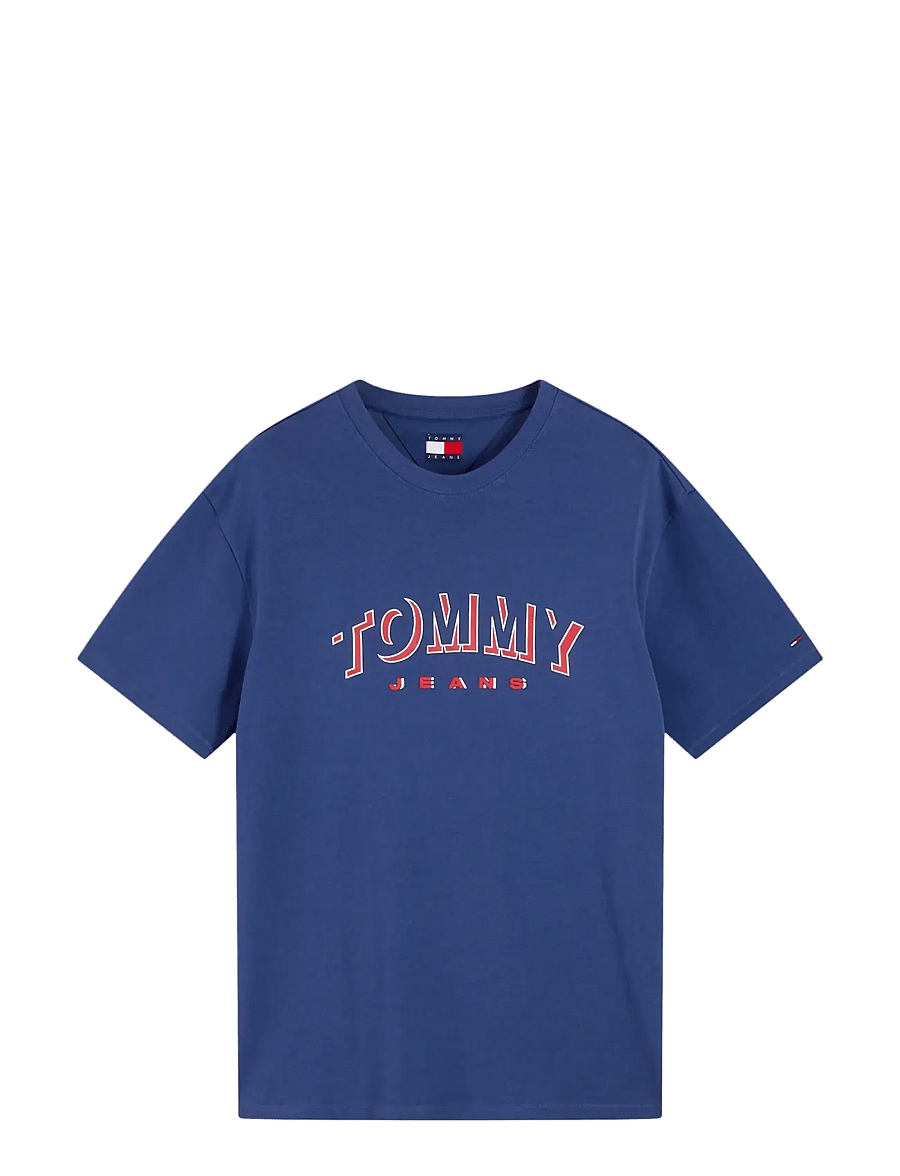 Tommy Jeans - TJM RLX DNA PLAY TEE EXT - kurzärmelige t-shirts - basic navy - 1