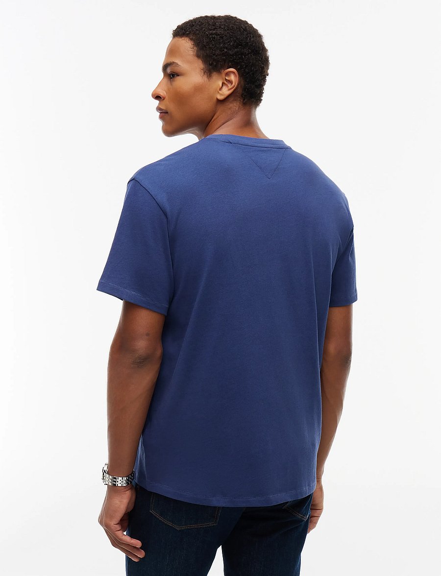 Tommy Jeans - TJM RLX DNA PLAY TEE EXT - kurzärmelige t-shirts - basic navy - 2