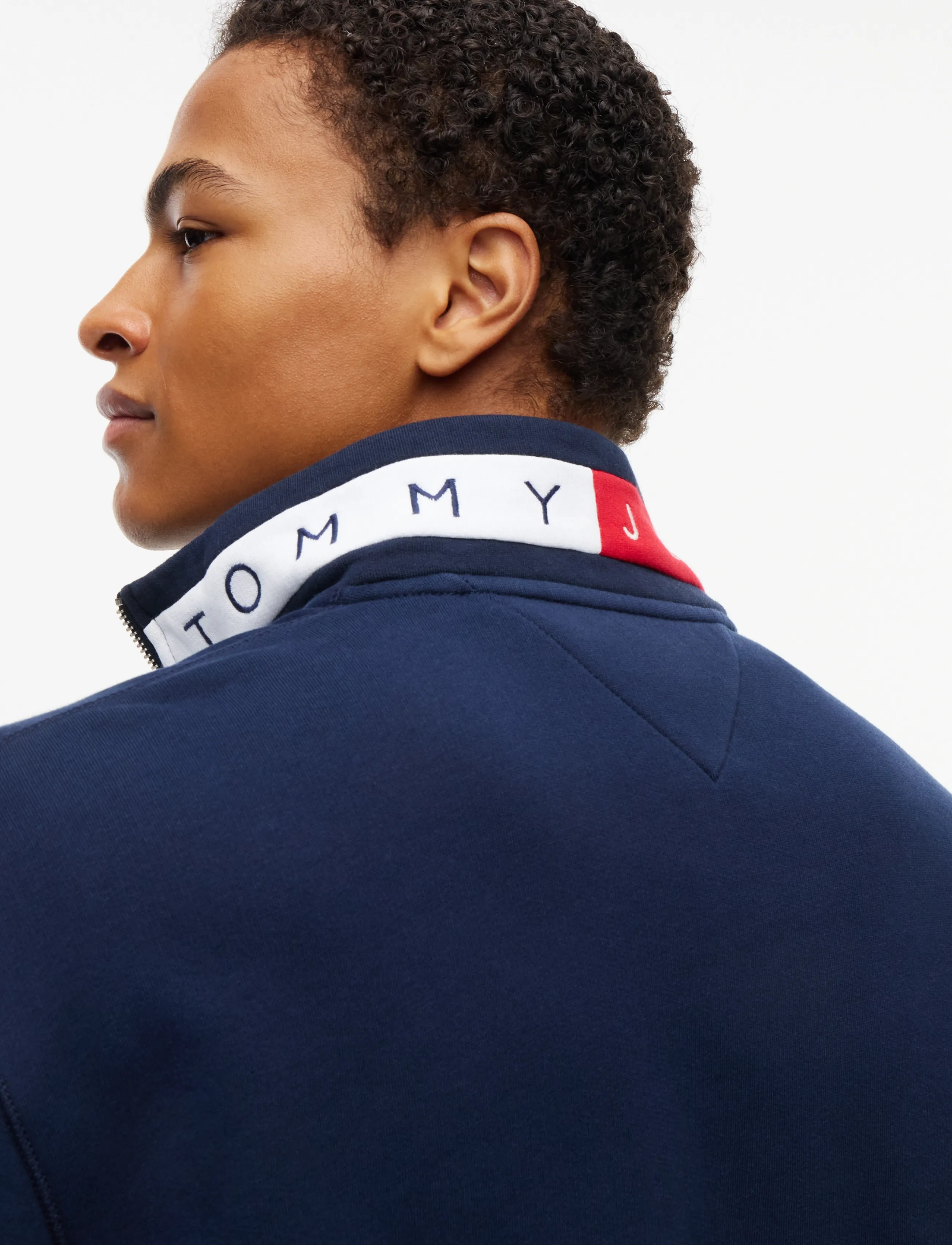 Tommy Jeans - TJM RLX BRANDED COLLAR QZ EXT - shop by style - dark blue - 3