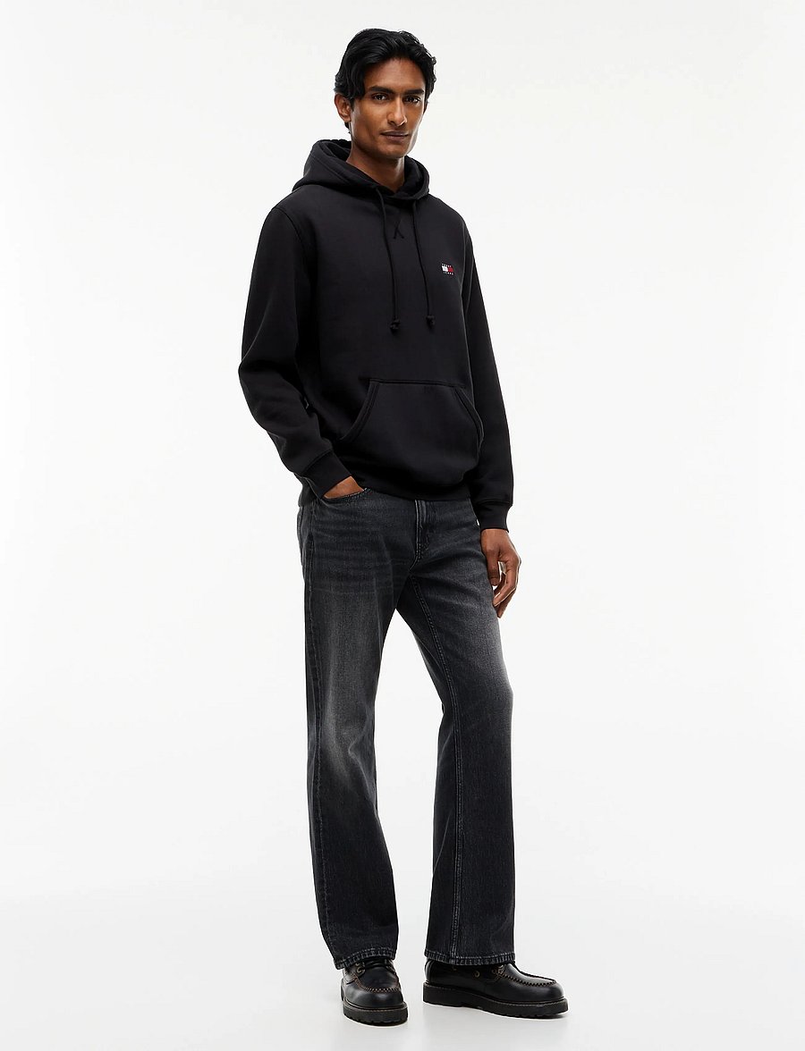 Tommy Jeans - Badge Hoodie - kapuzenpullover - black - 4