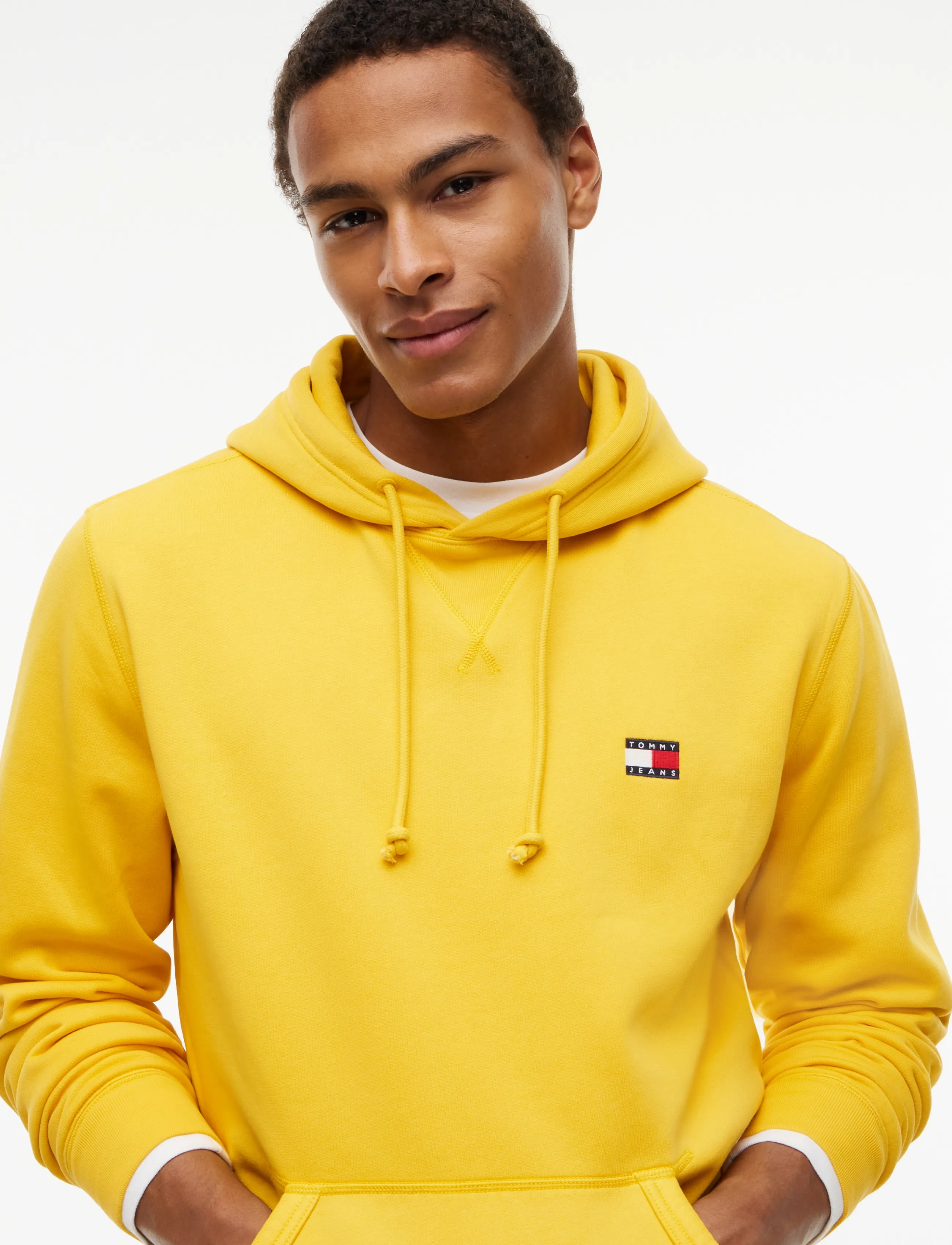 Tommy Jeans - Badge Hoodie - kapuzenpullover - countryside yellow - 3