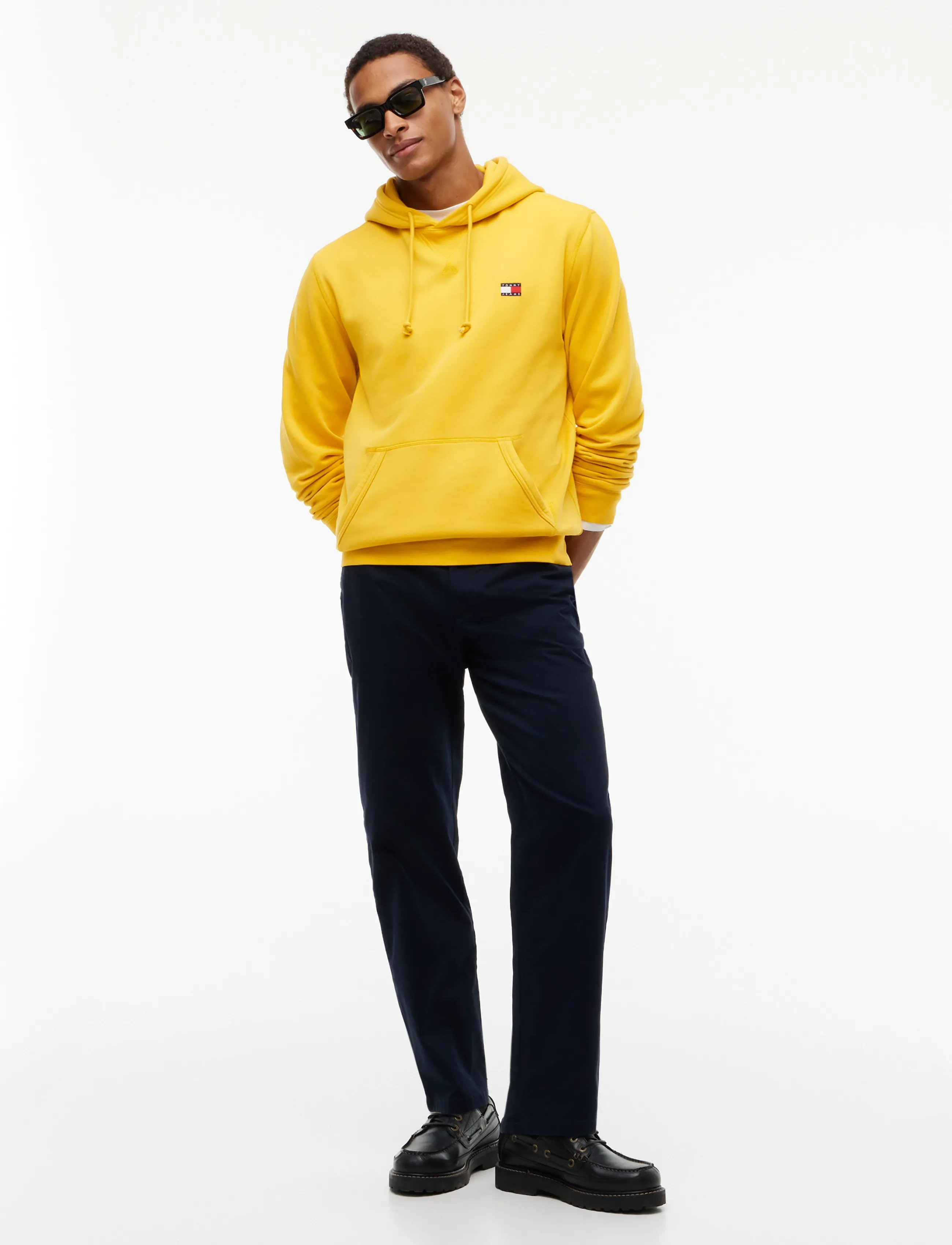 Tommy Jeans - Badge Hoodie - kapuzenpullover - countryside yellow - 4