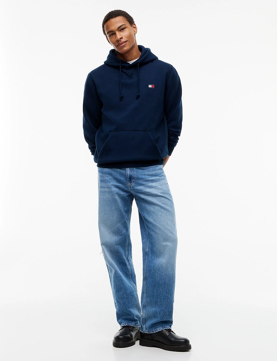 Tommy Jeans - Badge Hoodie - kapuzenpullover - dark blue - 4