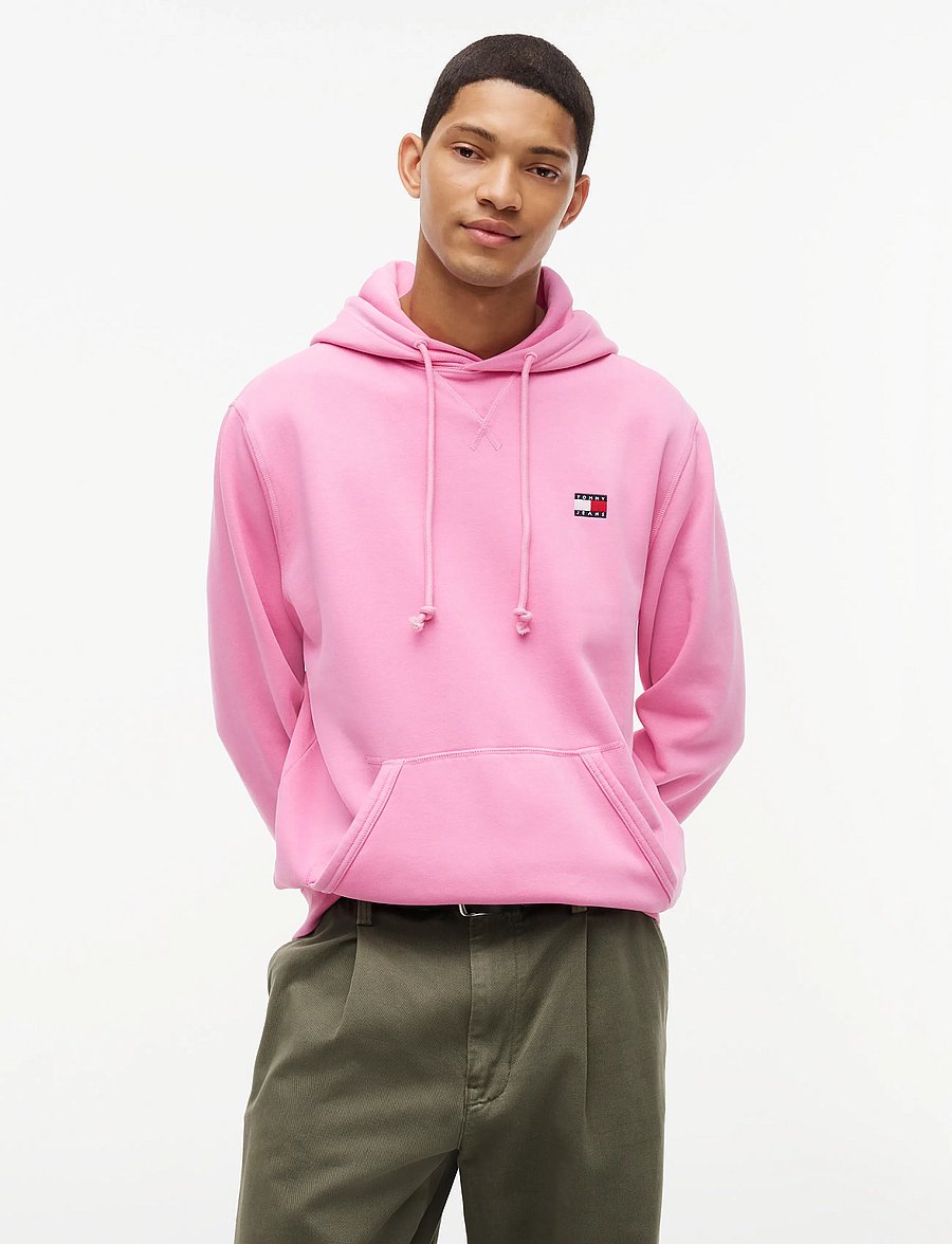 Tommy Jeans - TJM REG BADGE HOODIE EXT - kapuzenpullover - rose tea - 0