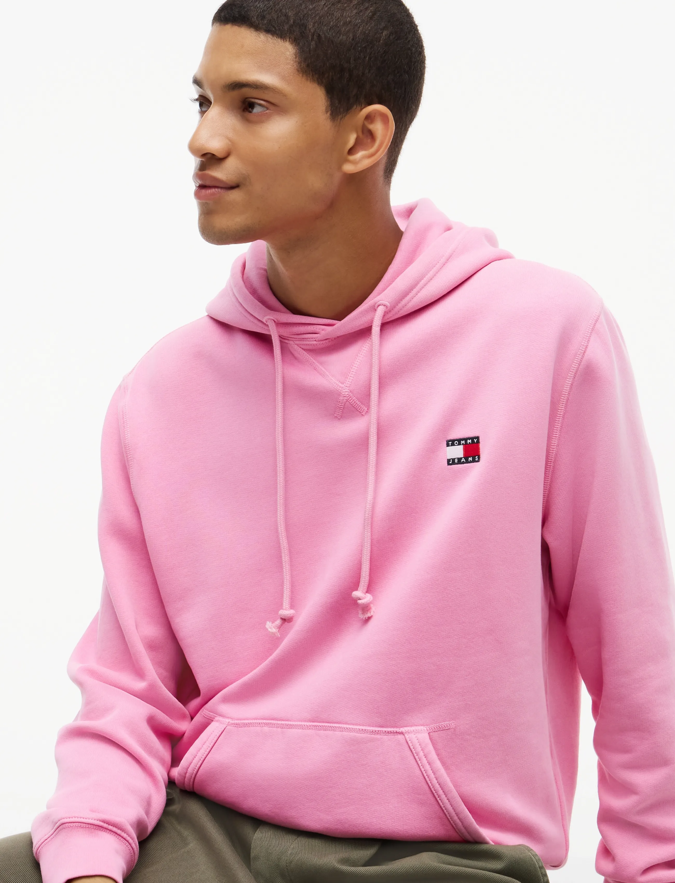 Tommy Jeans - TJM REG BADGE HOODIE EXT - kapuzenpullover - rose tea - 4