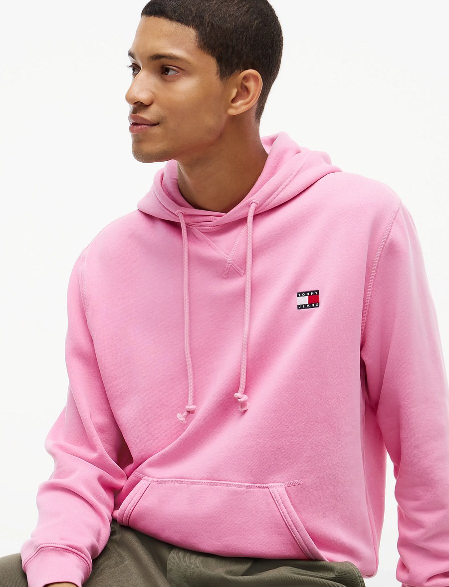 Tommy Jeans - TJM REG BADGE HOODIE EXT - kapuzenpullover - rose tea - 4