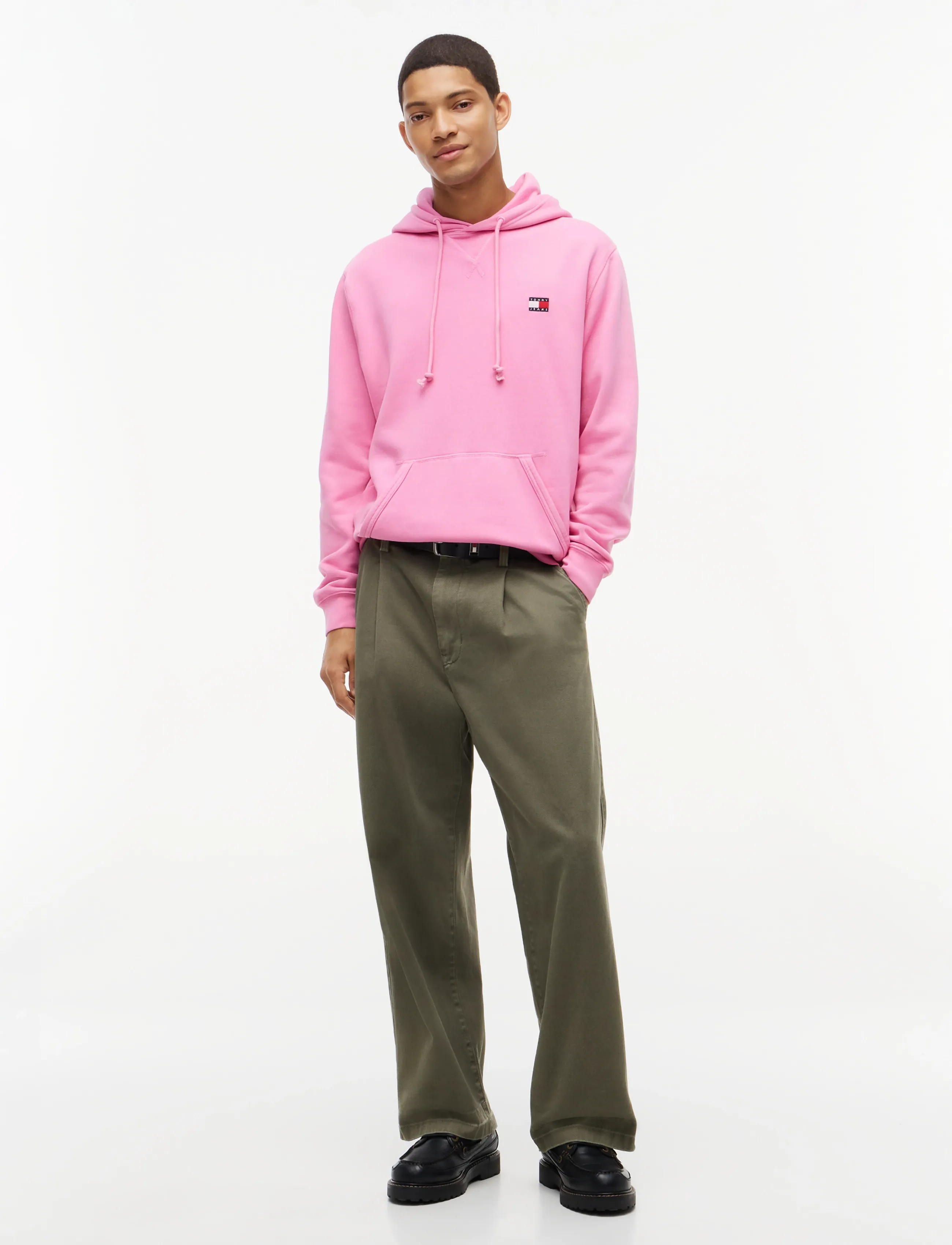 Tommy Jeans - TJM REG BADGE HOODIE EXT - kapuzenpullover - rose tea - 5