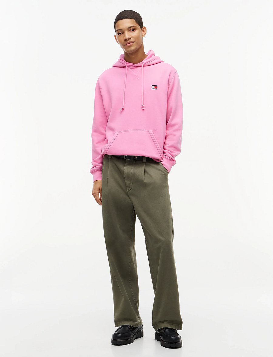 Tommy Jeans - TJM REG BADGE HOODIE EXT - kapuzenpullover - rose tea - 5