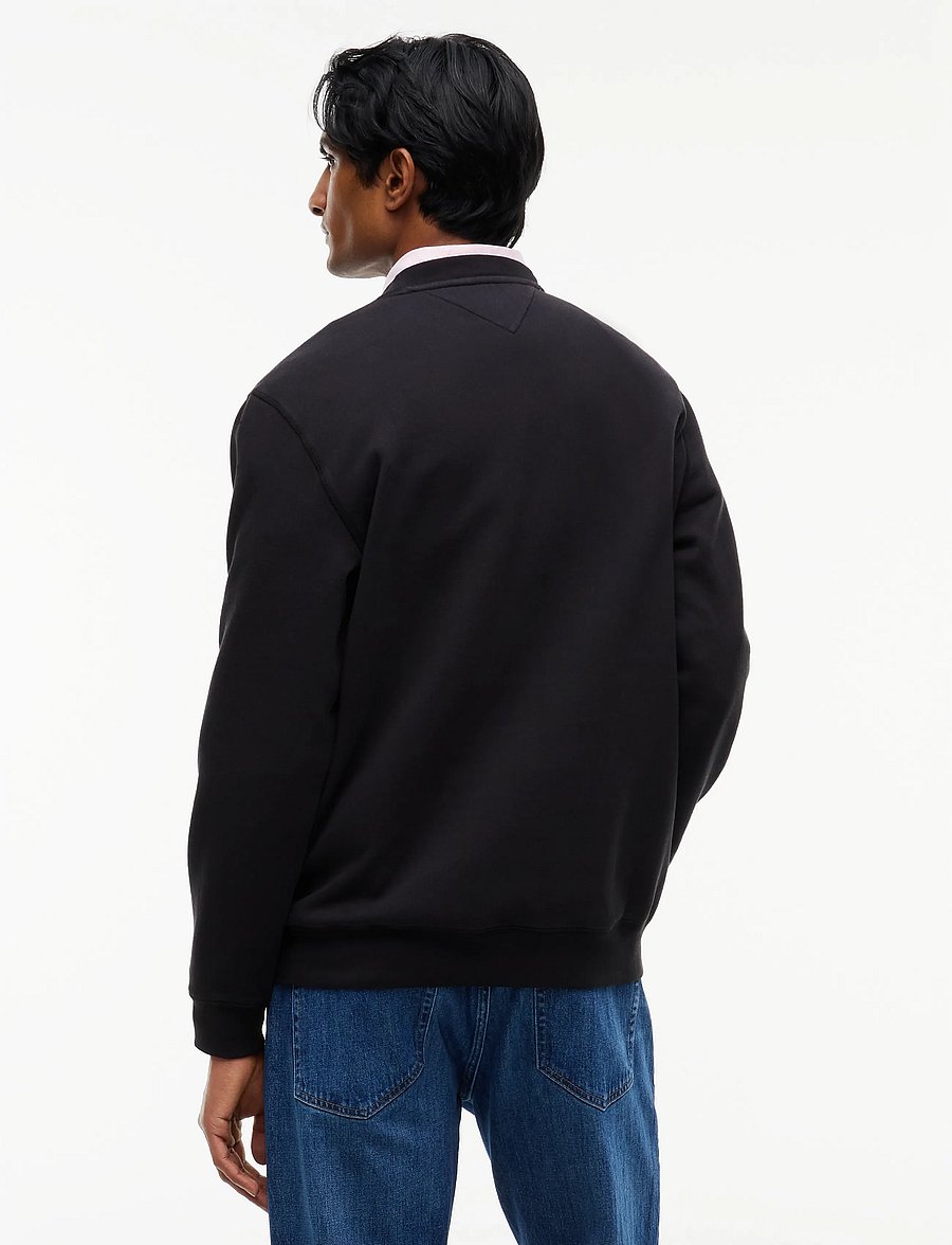 Tommy Jeans - Badge Crew - sweatshirts - black - 2