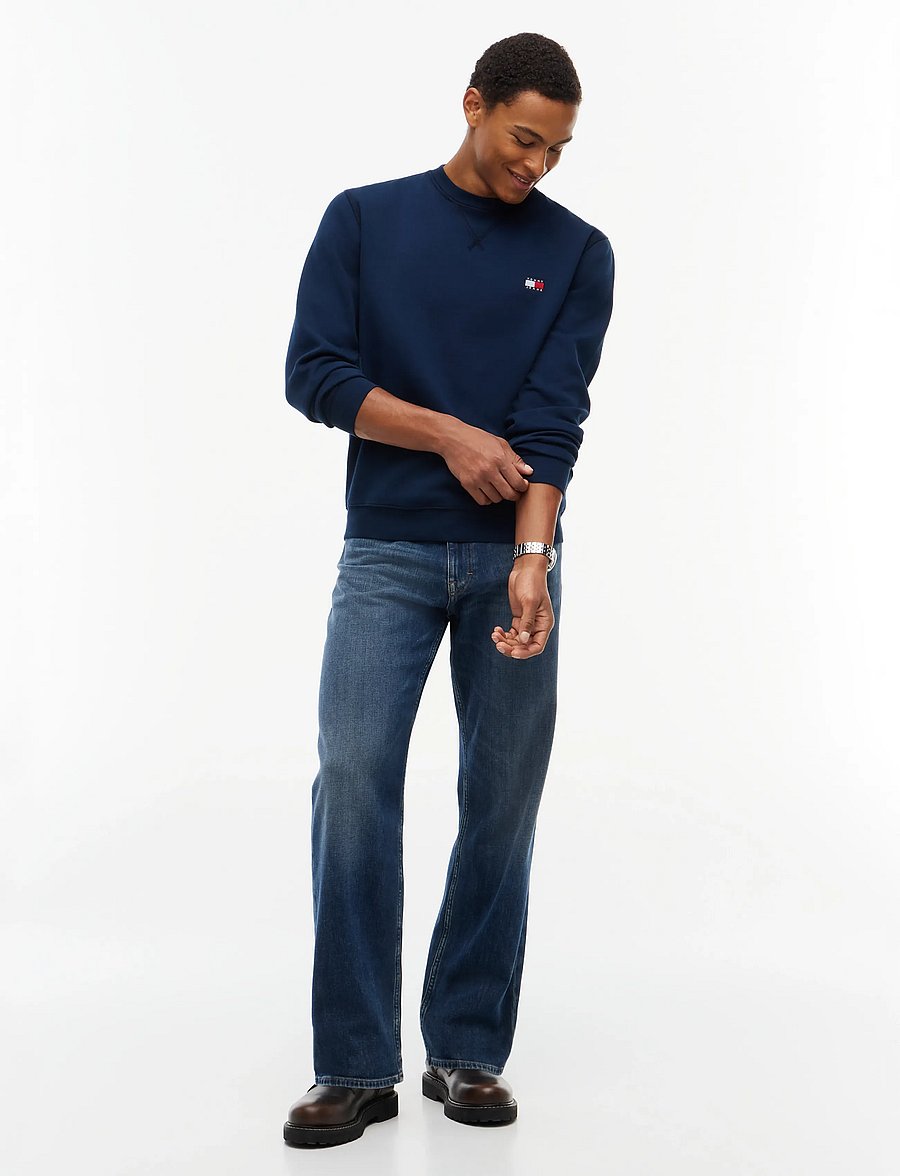 Tommy Jeans - Badge Crew - sweatshirts - dark blue - 4
