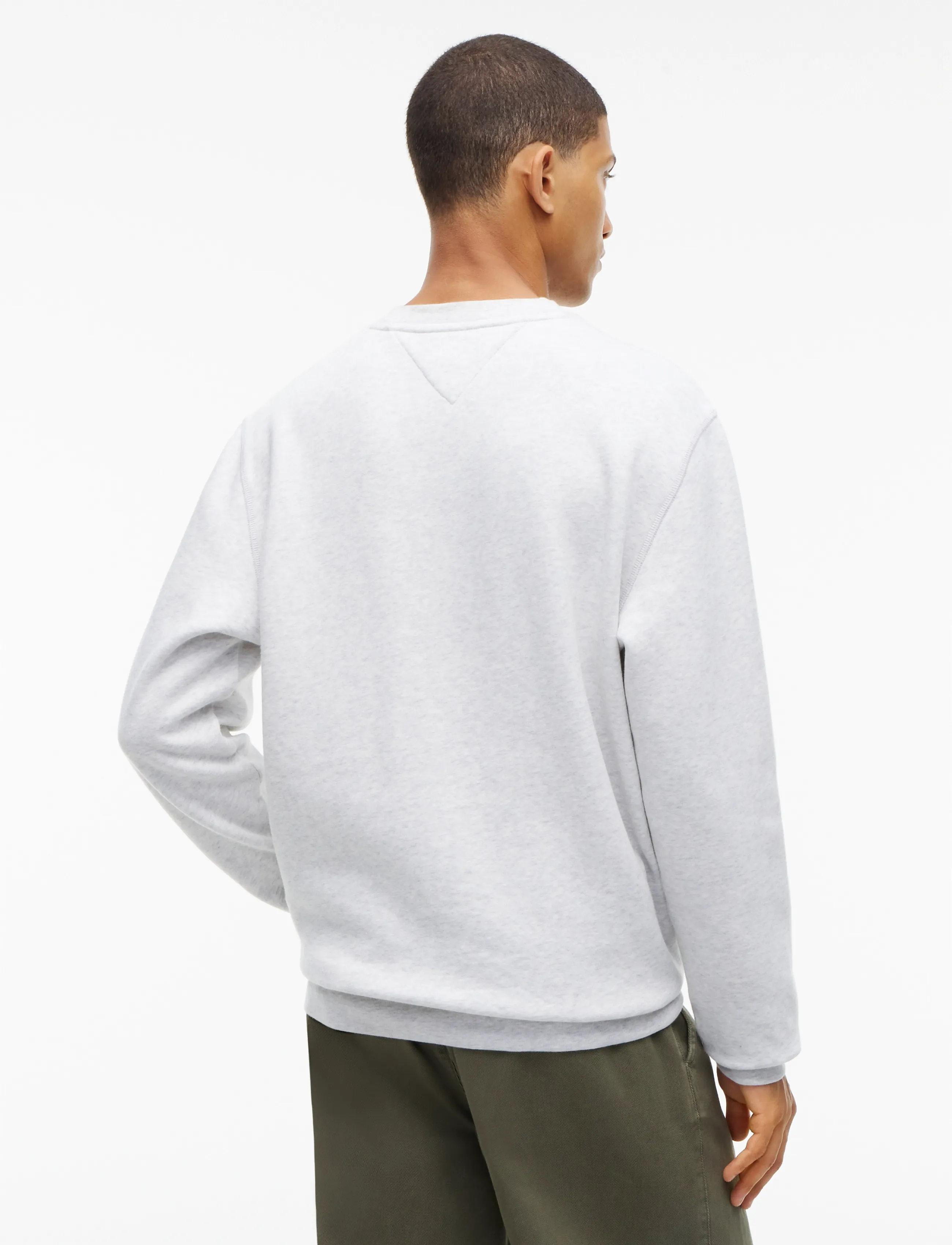 Tommy Jeans - Badge Crew - sweatshirts - ice grey heather - 2