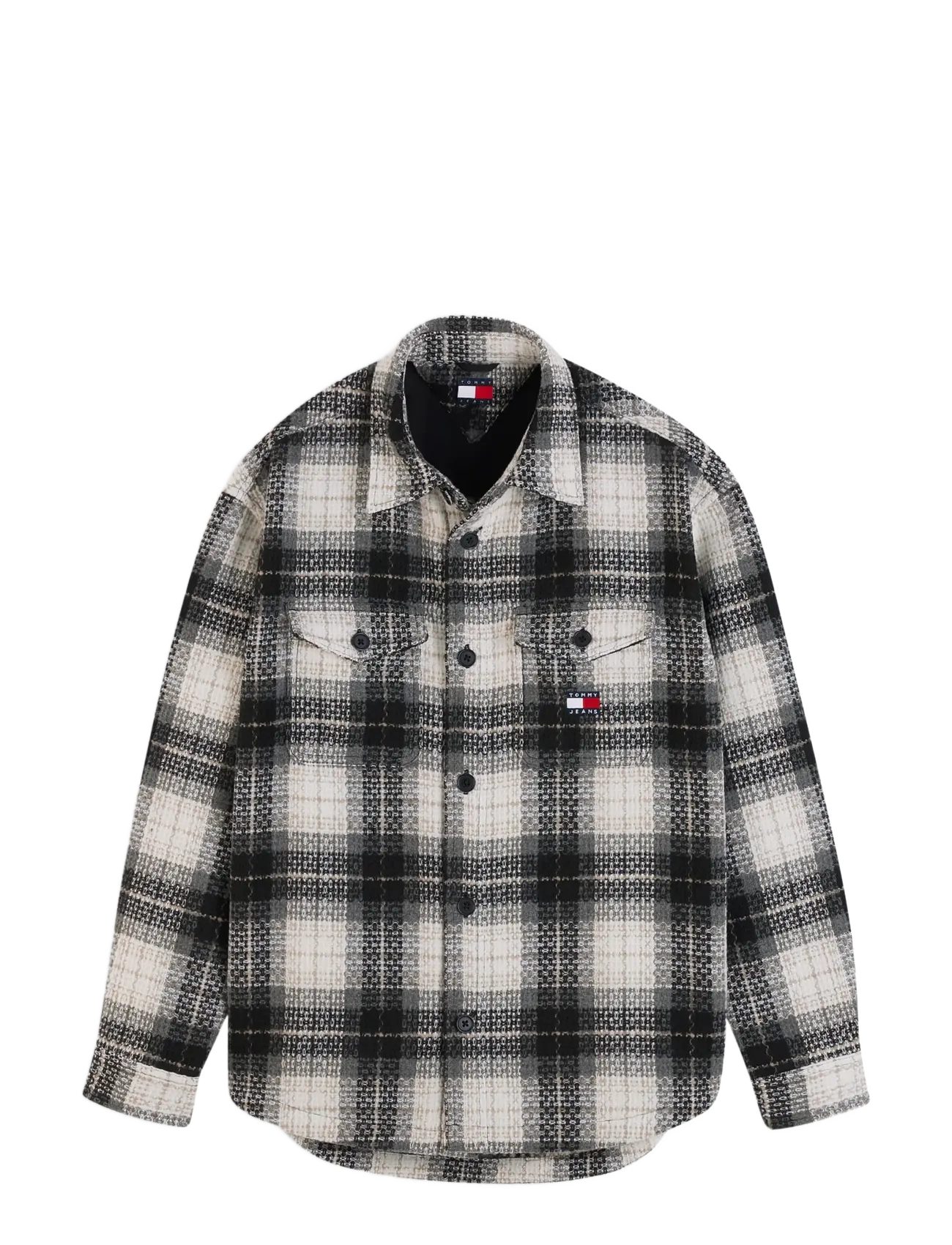 Tommy Jeans - TJM CHECK OVERSHIRT EXT - black check - 1