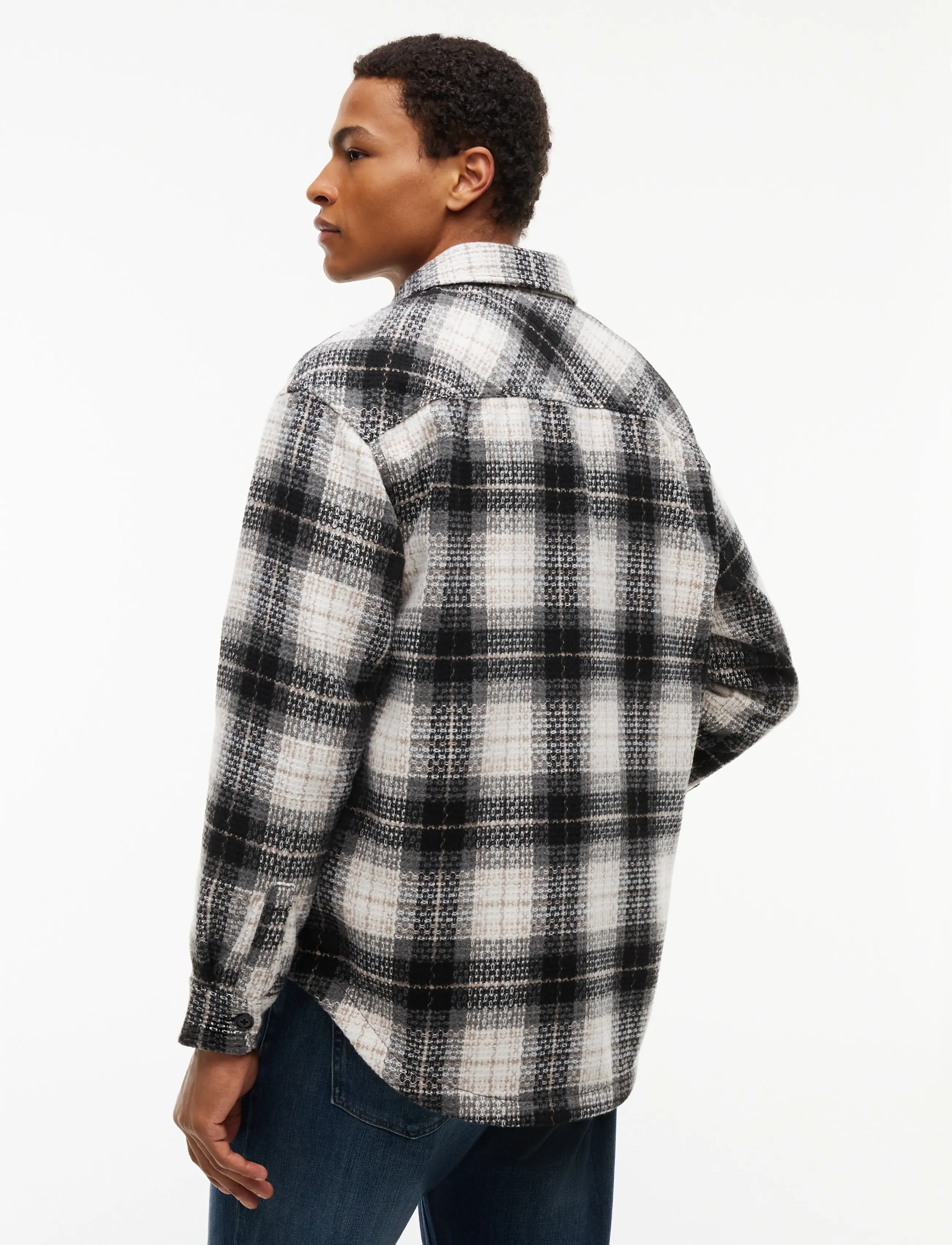Tommy Jeans - TJM CHECK OVERSHIRT EXT - black check - 2