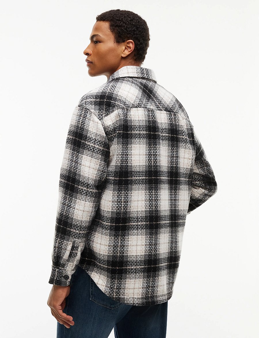 Tommy Jeans - TJM CHECK OVERSHIRT EXT - osta stiili järgi - black check - 2