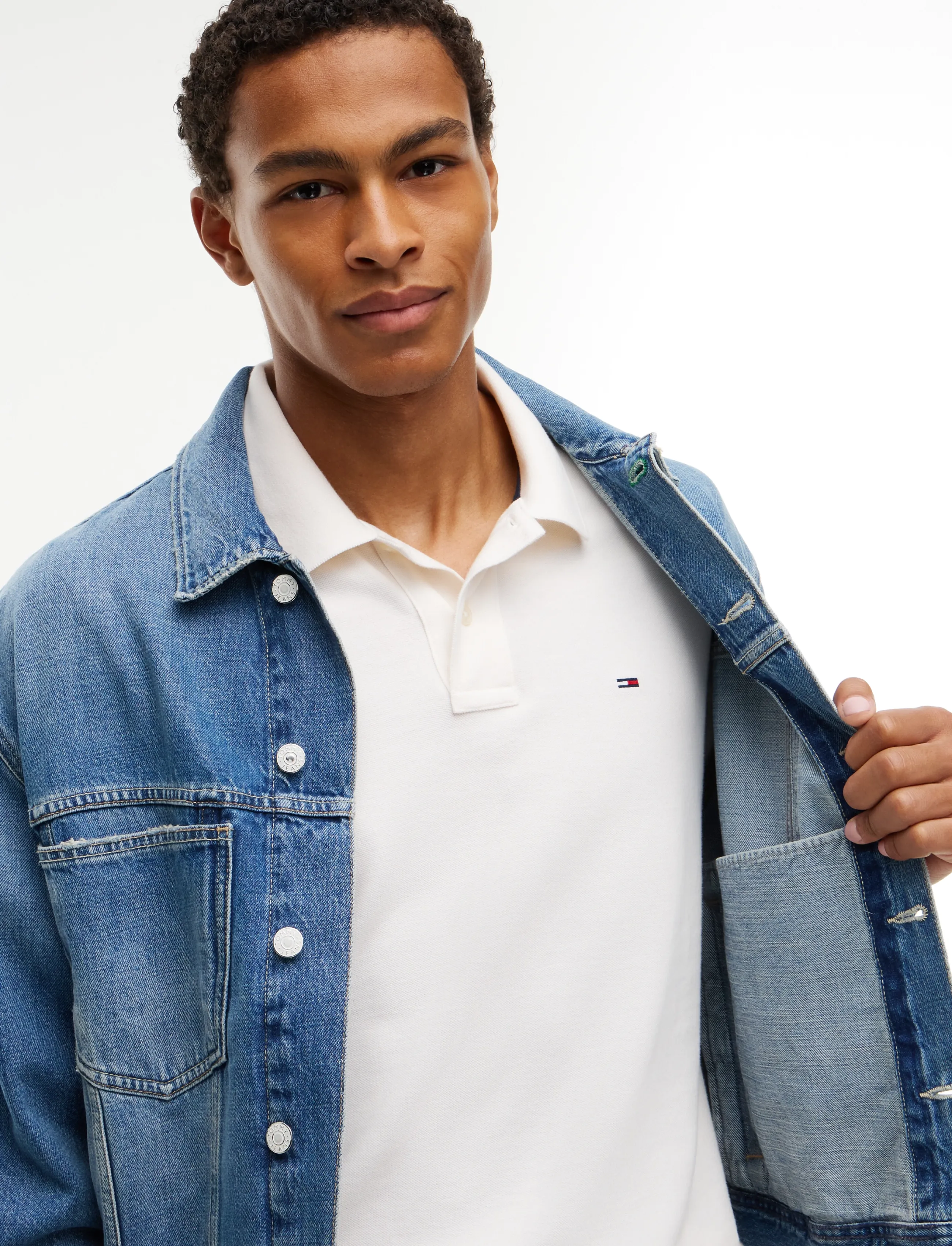 Tommy Jeans - TJM REG ESSENTIAL POLO LS - off white - 3