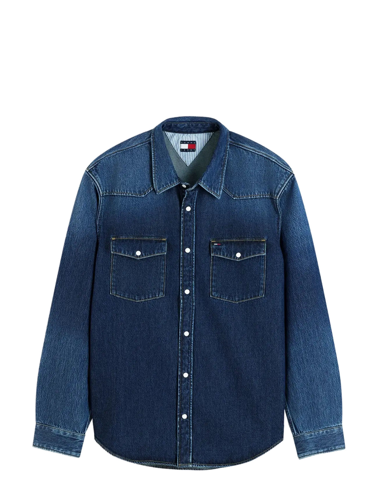 Tommy Jeans - REGULAR WESTERN SHIRT DJ8057 - denim dark - 1