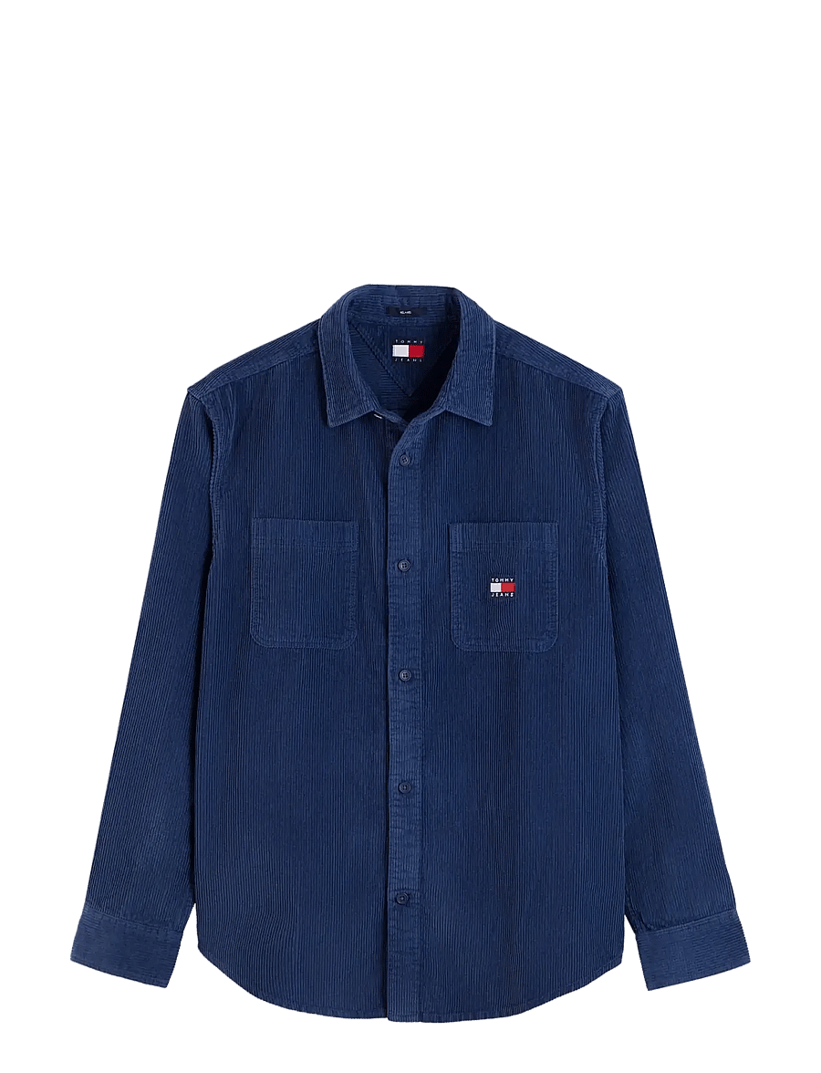 Tommy Jeans - TJM RLX CORDUROY SHIRT EXT - cordhemden - basic navy - 1