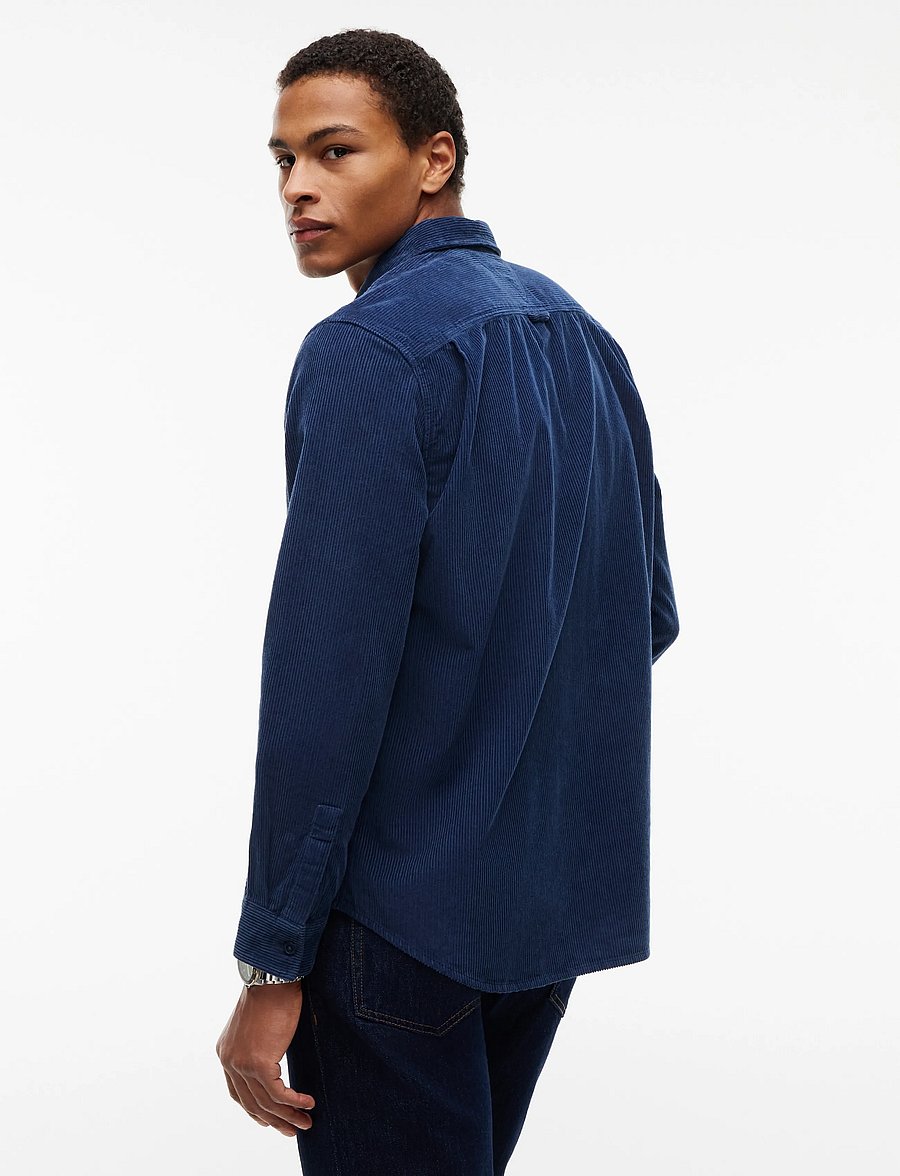 Tommy Jeans - TJM RLX CORDUROY SHIRT EXT - cordhemden - basic navy - 2
