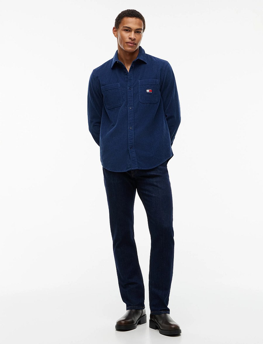 Tommy Jeans - TJM RLX CORDUROY SHIRT EXT - cordhemden - basic navy - 4
