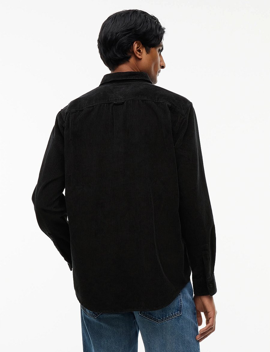 Tommy Jeans - TJM RLX CORDUROY SHIRT EXT - cordhemden - black - 2