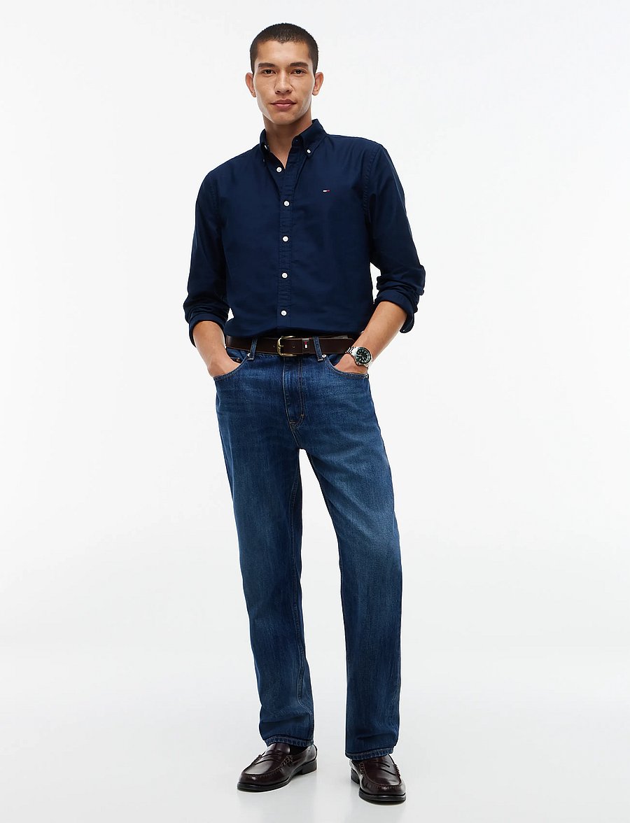 Tommy Jeans - TJM REG OXFORD SHIRT EXT - oxford-hemden - dark blue - 4