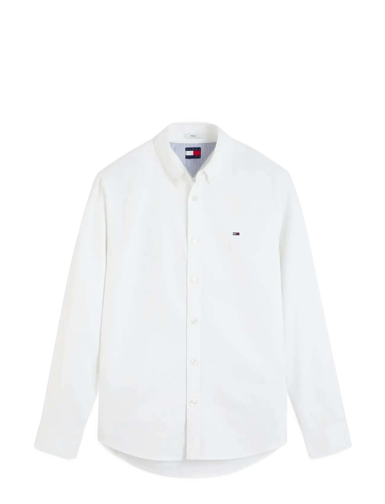 Tommy Jeans - TJM REG OXFORD SHIRT EXT - oxford skjorter - ecru - 1