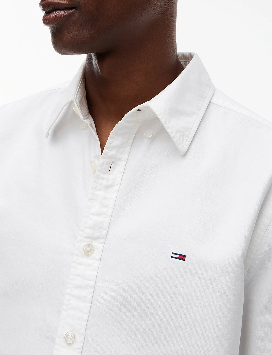 Tommy Jeans - TJM REG OXFORD SHIRT EXT - oxford skjorter - ecru - 3