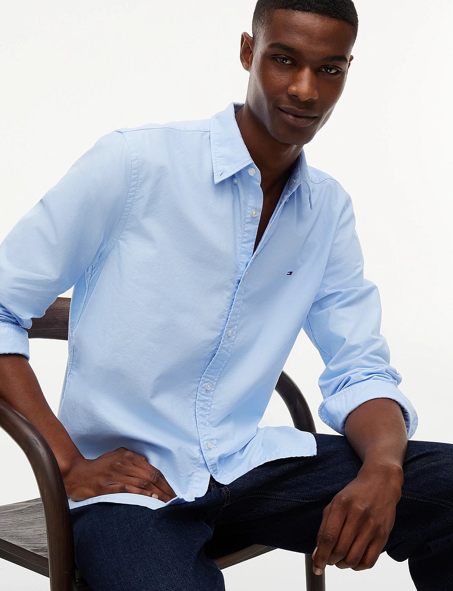 Tommy Jeans - TJM REG OXFORD SHIRT EXT - oxford-hemden - sweet blue - 3