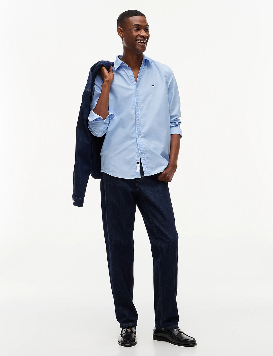 Tommy Jeans - TJM REG OXFORD SHIRT EXT - oxford-hemden - sweet blue - 4