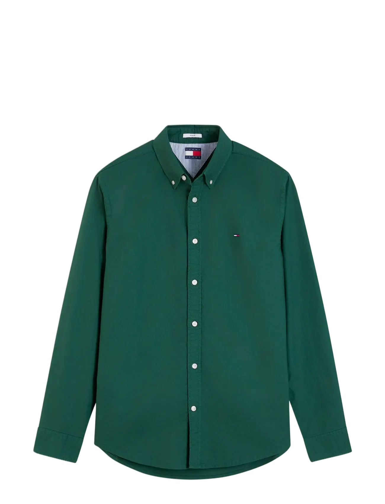 Tommy Jeans - TJM REG OXFORD SHIRT EXT - oxfordi särgid - velvet green - 1