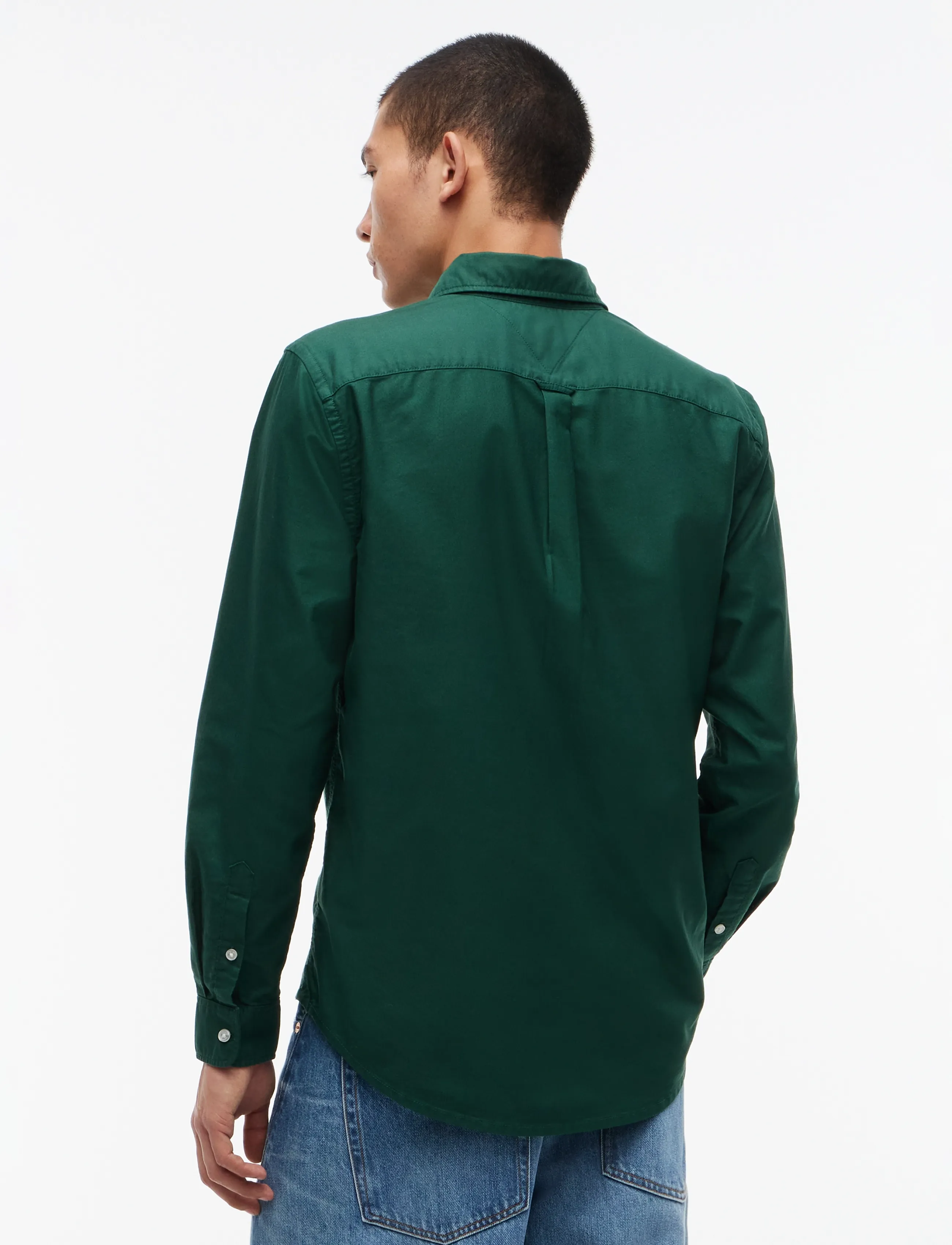 Tommy Jeans - TJM REG OXFORD SHIRT EXT - oxfordi särgid - velvet green - 2