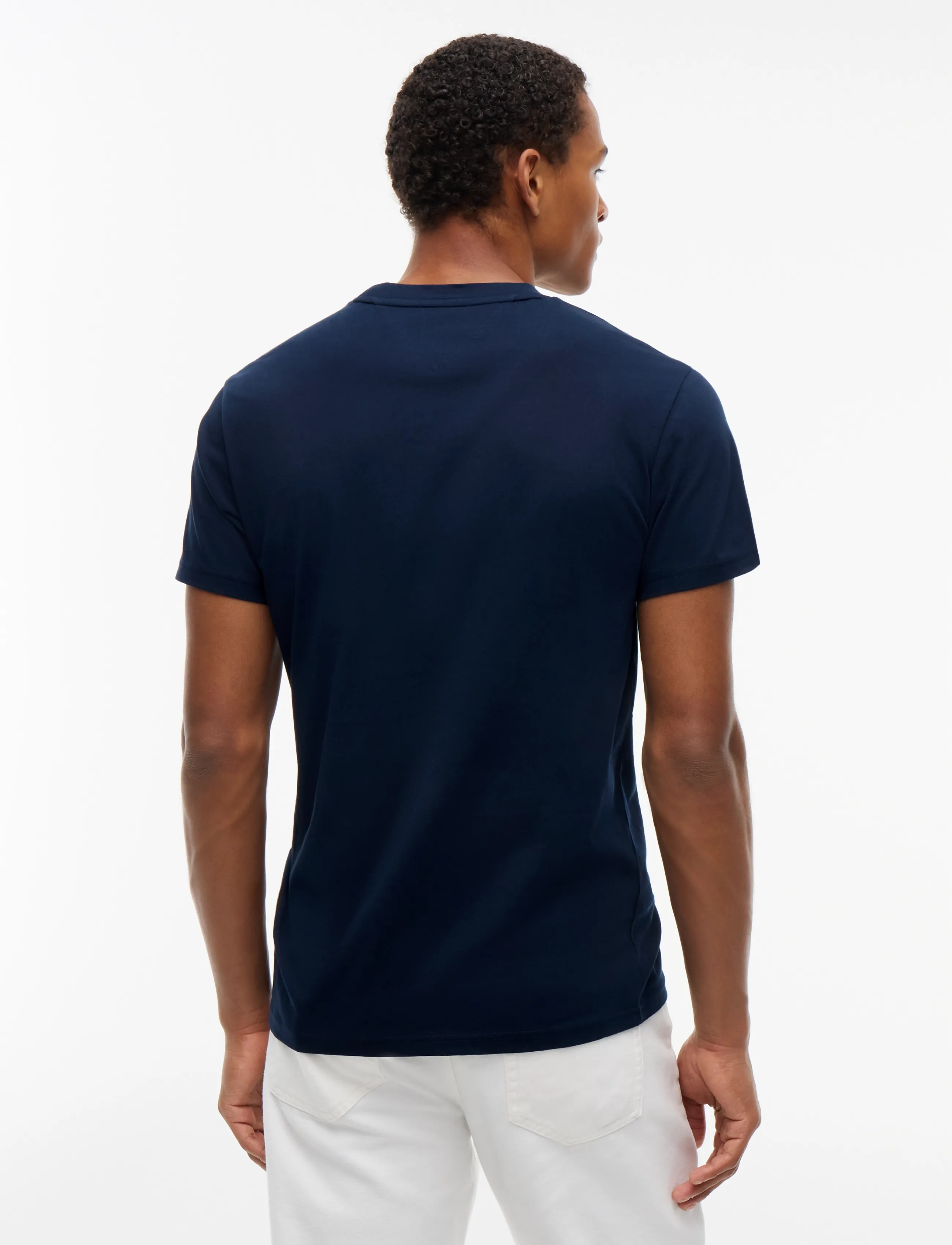 Tommy Jeans - TJM SLIM DNA PLAY TEE EXT - kortærmede t-shirts - dark blue - 2