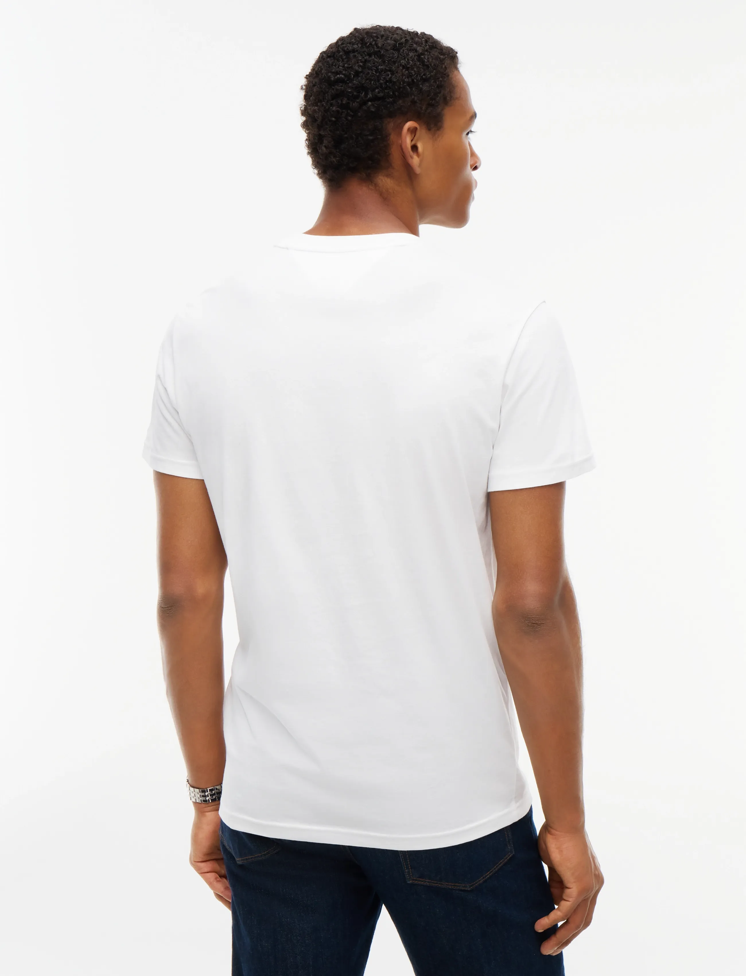 Tommy Jeans - TJM SLIM DNA PLAY TEE EXT - kortærmede t-shirts - ecru - 2