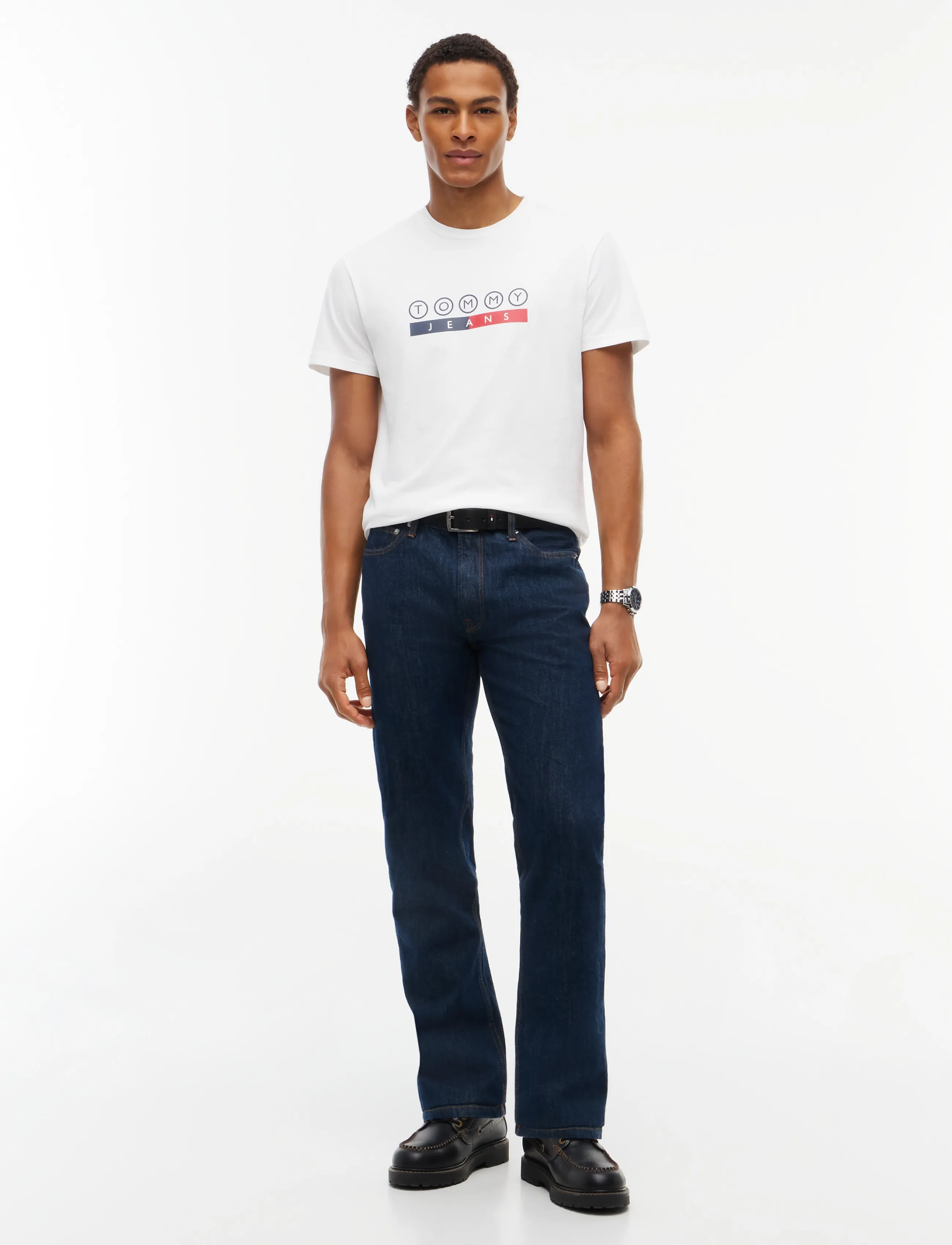 Tommy Jeans - TJM SLIM DNA PLAY TEE EXT - kortærmede t-shirts - ecru - 4