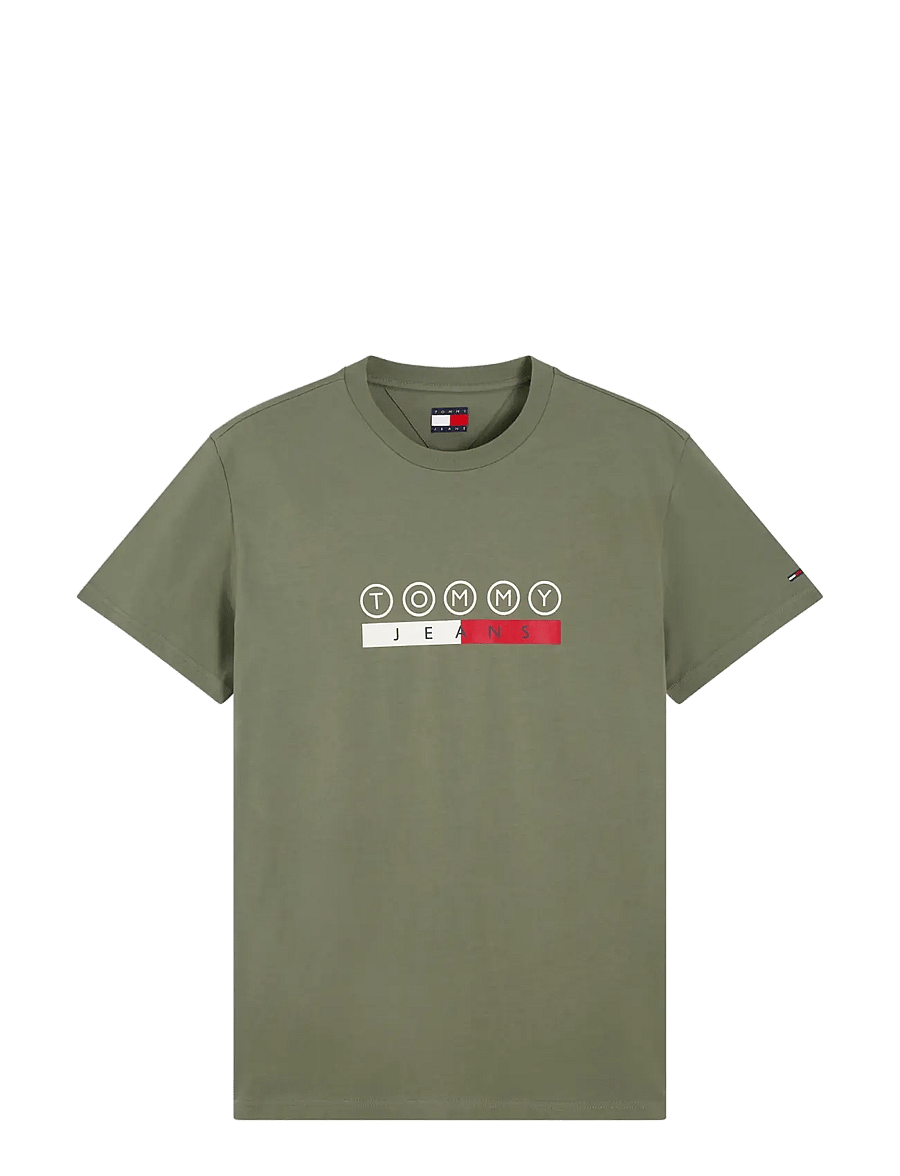 Tommy Jeans - TJM SLIM DNA PLAY TEE EXT - kortærmede t-shirts - rocky mountain - 1