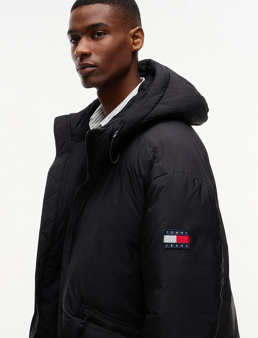 Tommy Jeans - TJM NYLON CITY PARKA - parkas - black - 3
