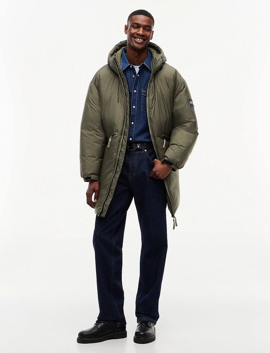 Tommy Jeans - TJM NYLON CITY PARKA - parkas - rocky mountain - 0