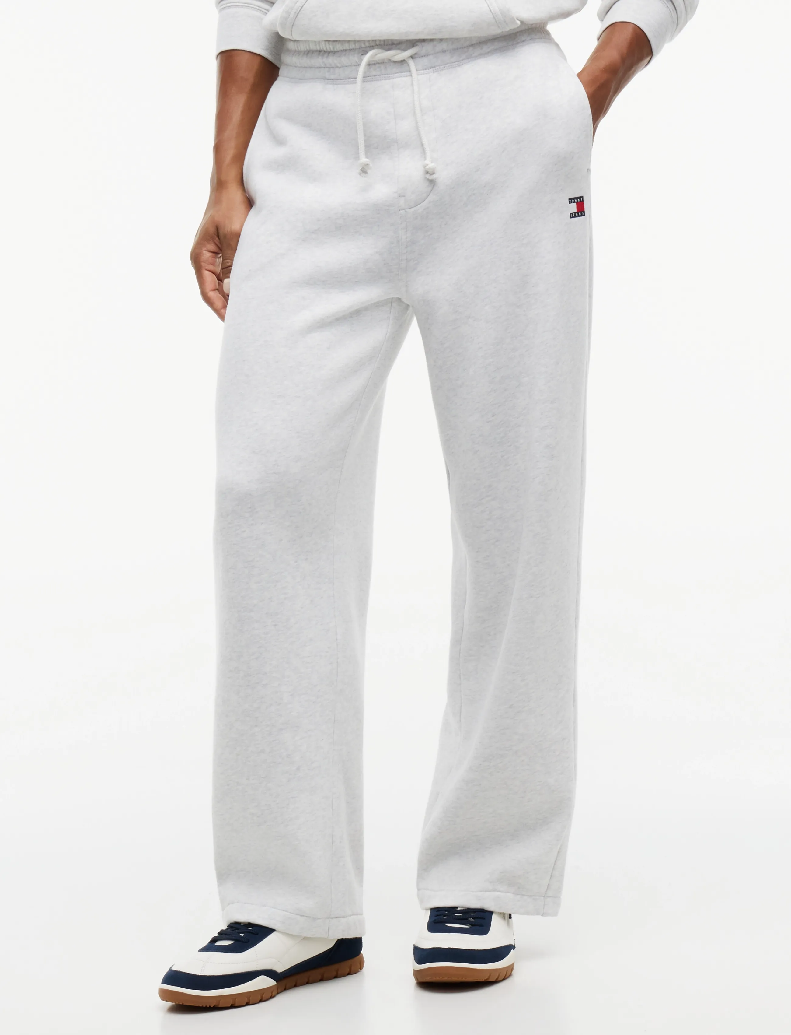 Tommy Jeans Badge Sweatpant - Tommy Hilfiger - ICE GREY HEATHER / grey