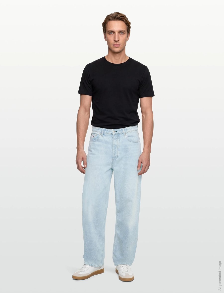 Tommy Jeans - THEO BAGGY CBF BJA110 - loose jeans - denim light - 0