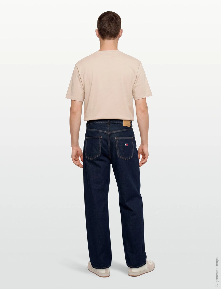 Tommy Jeans - THEO BAGGY CBF BJA150 - rúmar gallabuxur - denim dark - 4