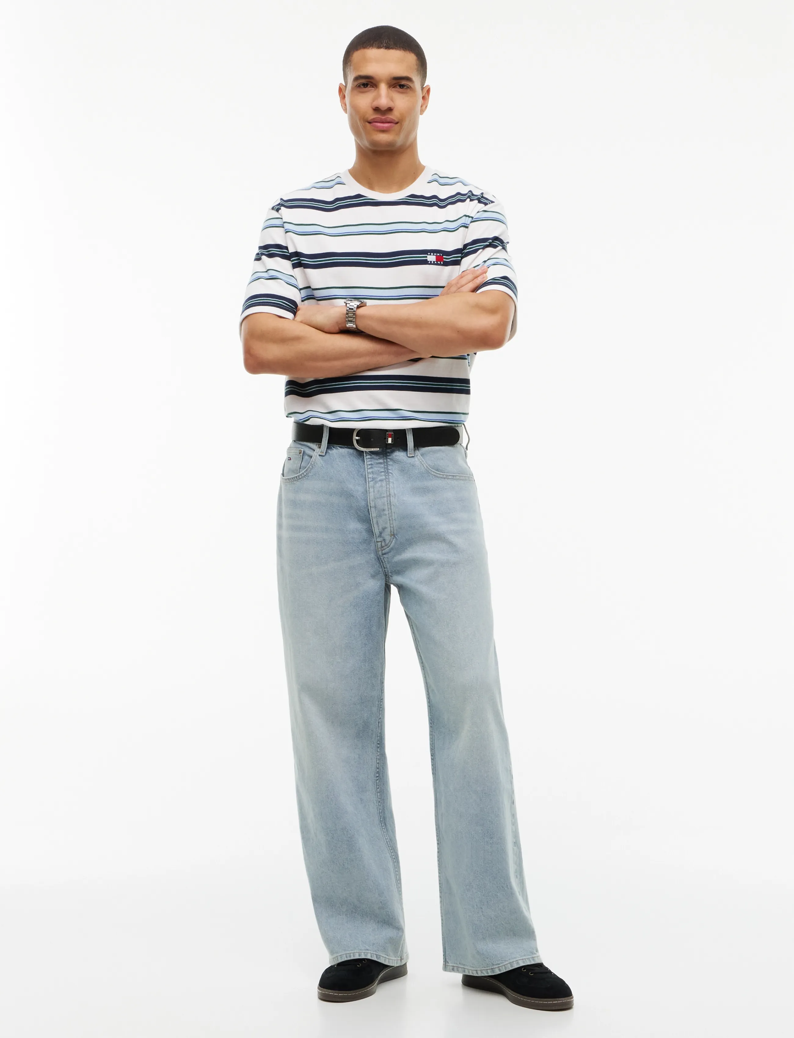 Tommy Jeans - THEO BAGGY BJA110 - weite jeans - denim light - 4