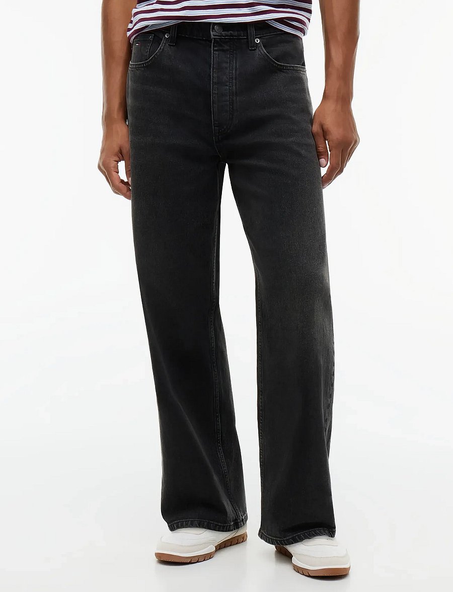 Tommy Jeans - THEO BAGGY DJA180 - weite jeans - denim black - 0