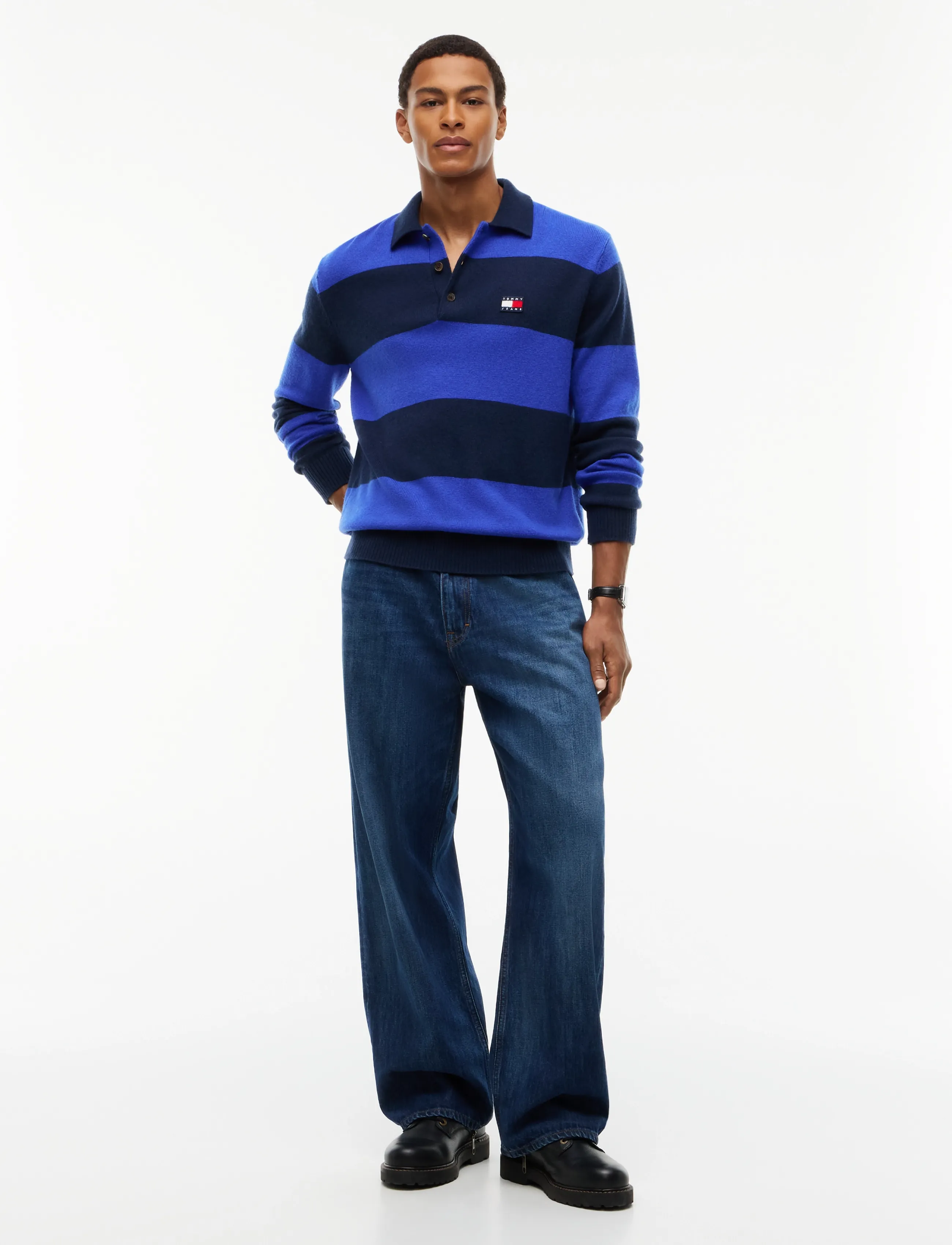 Tjm Striped Polo Sweater 4