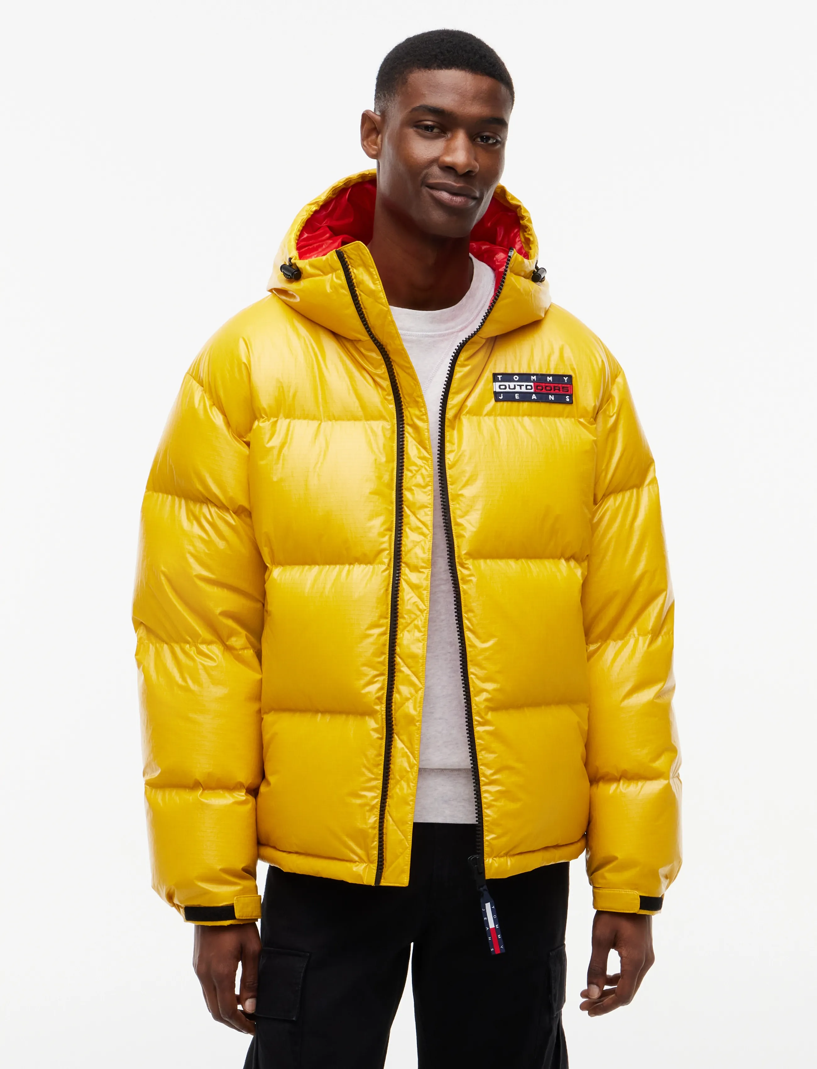 Tommy Jeans TJM ALASKA OUTDOORS DOWN JACKET - Overtøj - COUNTRYSIDE YELLOW / yellow