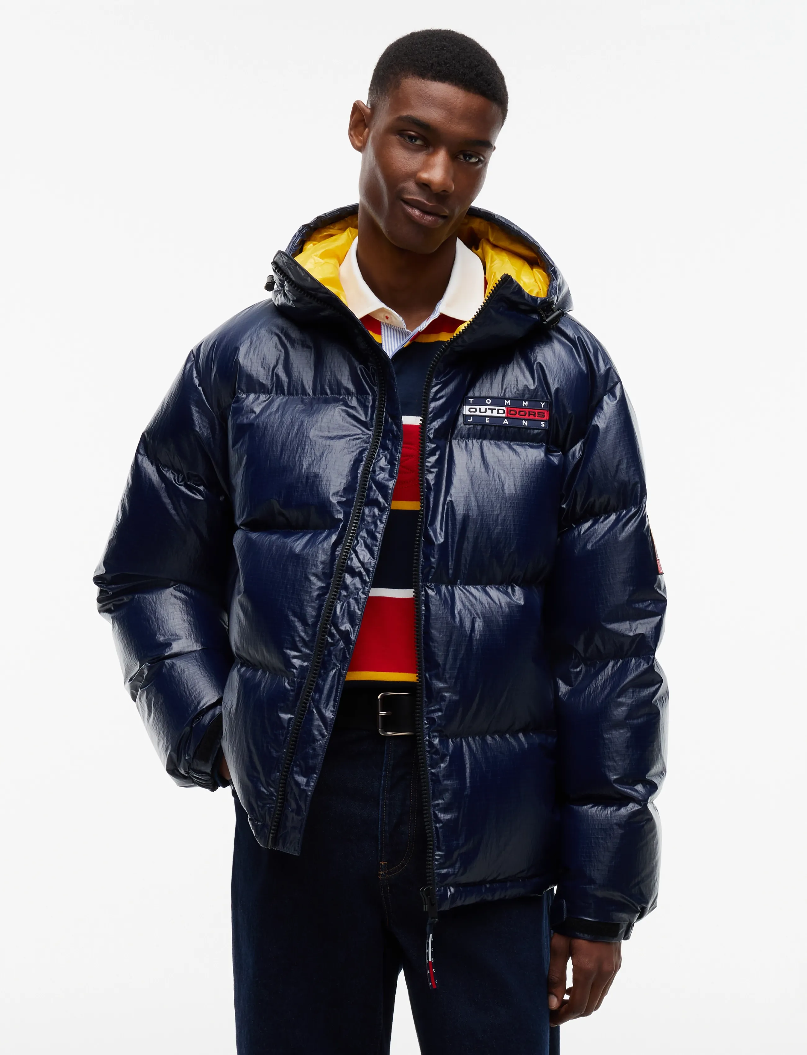 Tommy Jeans TJM ALASKA OUTDOORS DOWN JACKET - Vinterjackor - DARK BLUE / navy