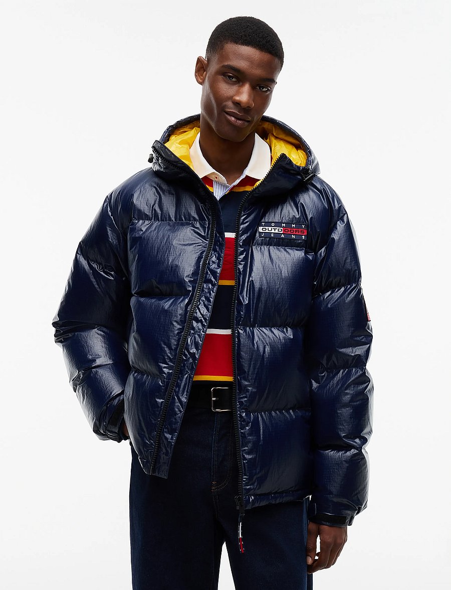 Tommy Jeans - TJM ALASKA OUTDOORS DOWN JACKET - dunjackor - dark blue - 0
